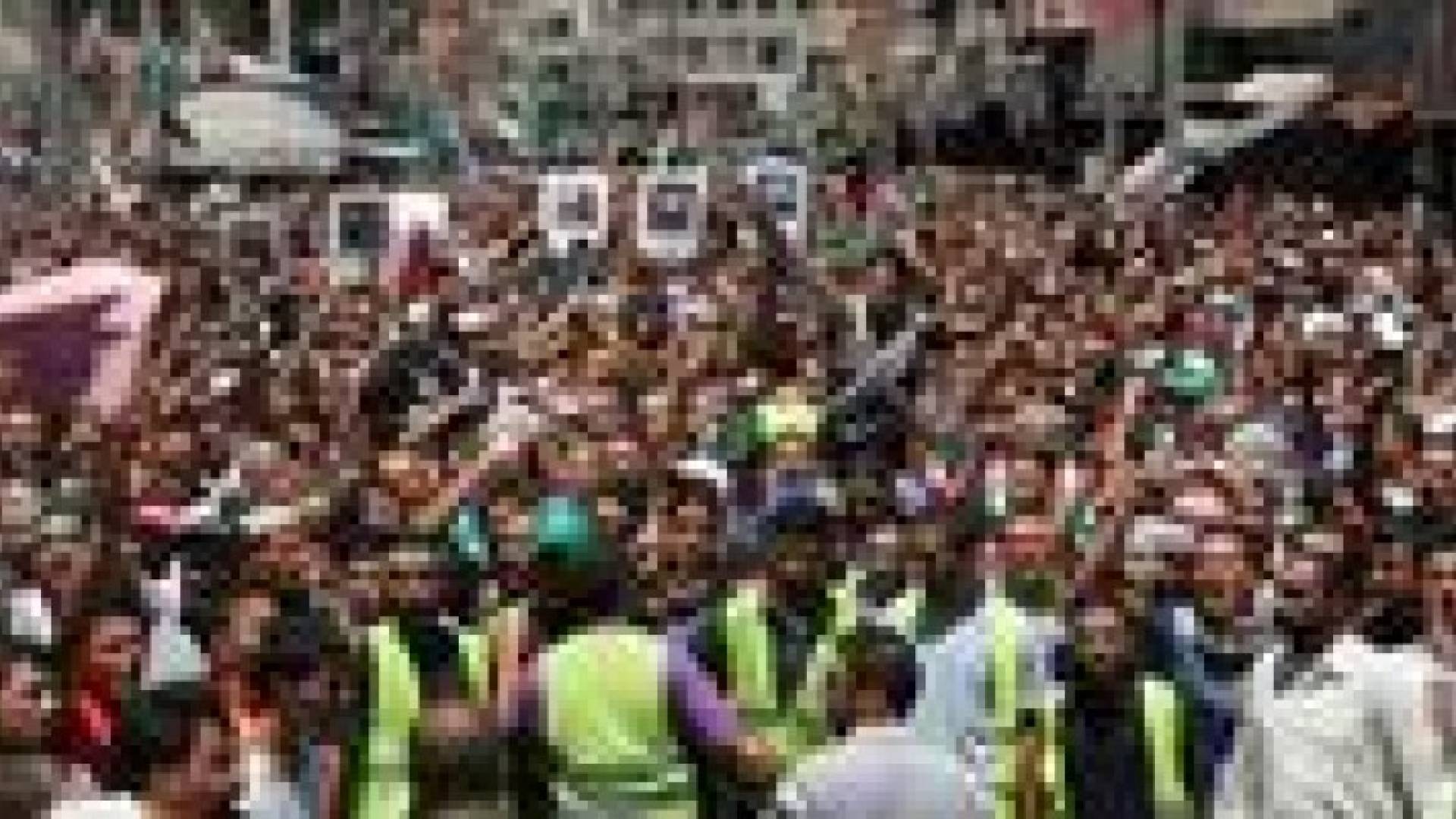 عمان : مسيرة امام الجامع الحسيني إحتفاء بنصر غزة