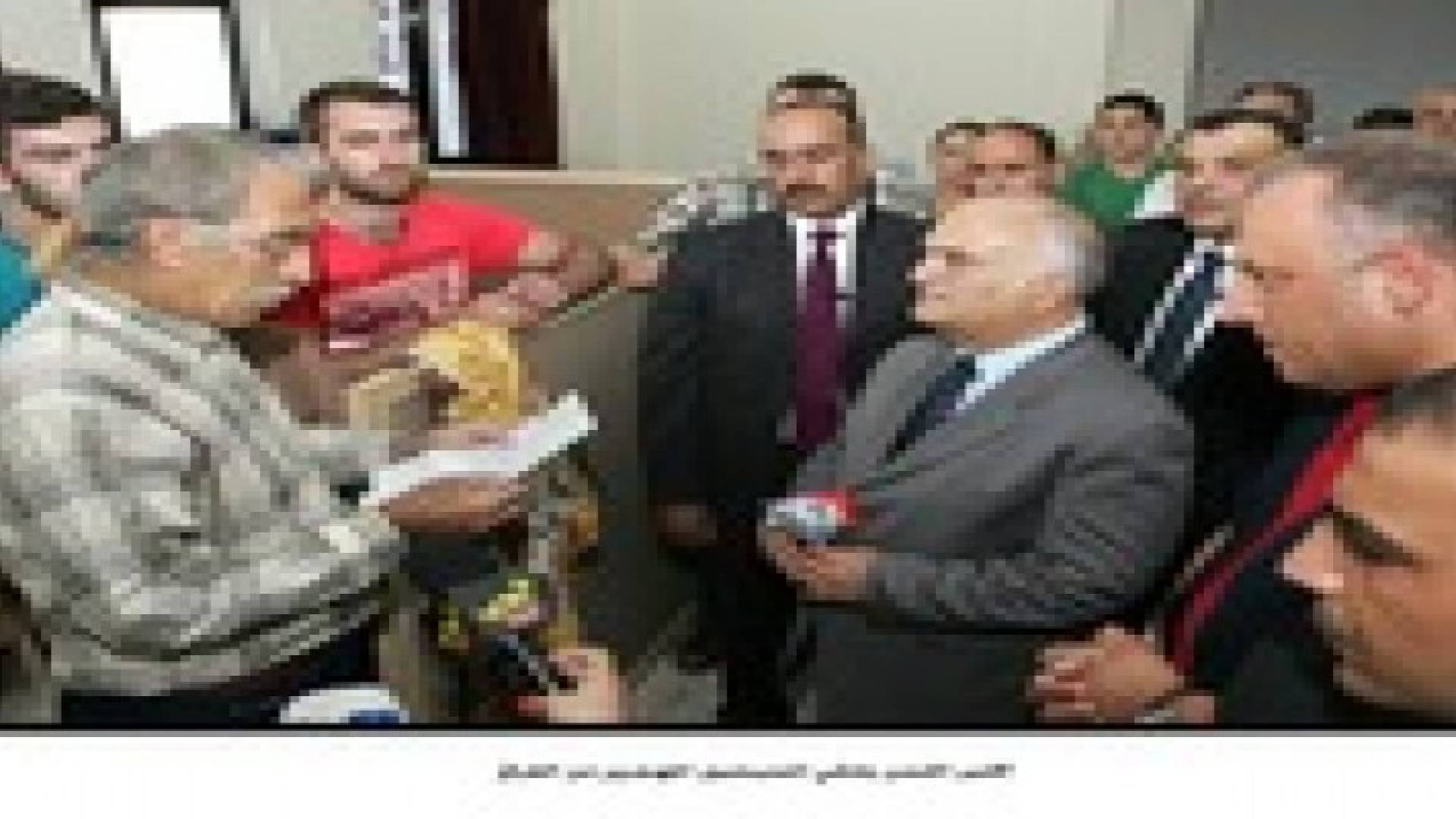 الامير الحسن يلتقي المسيحيين المهجرين من العراق
