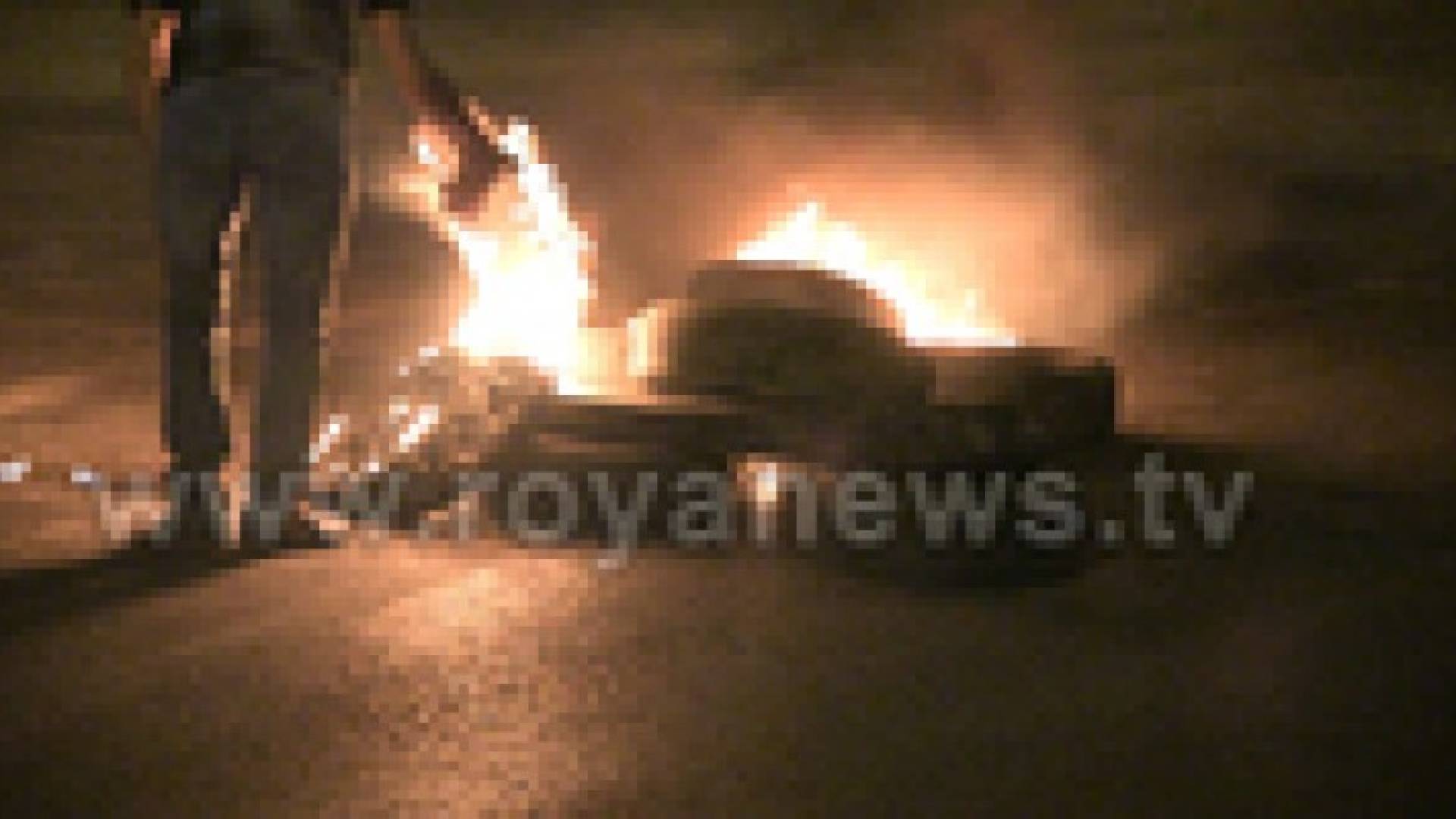 المفرق: شغب وحرق ممتلكات في باعج