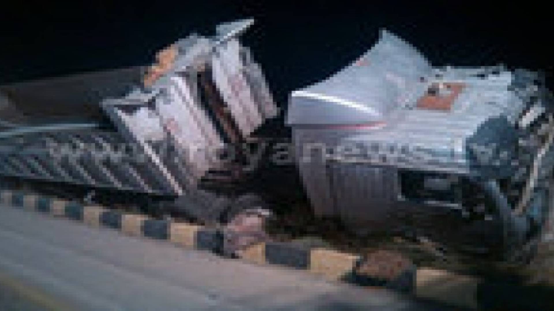 إصابتان في حادث انقلاب شاحنة على "الصحراوي".. صور