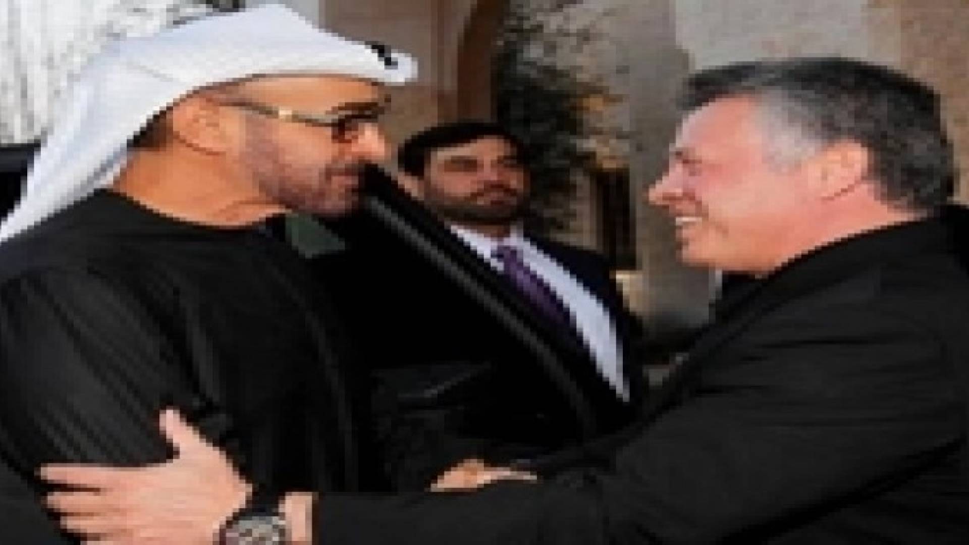 الملك يلتقي نائب القائد الأعلى للقوات المسلحة الإماراتيه