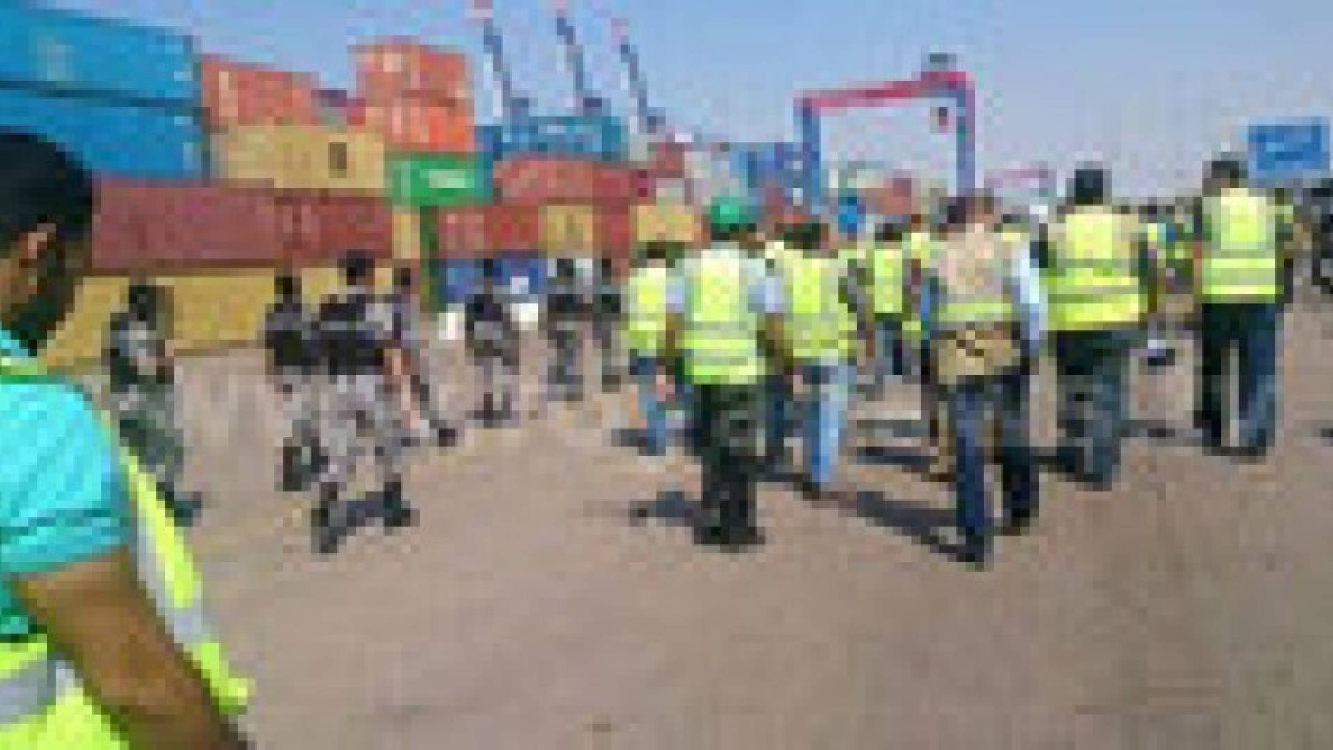 الكباريتي يدعو لوقف فوري لاضراب ميناء حاويات العقبة .. صور