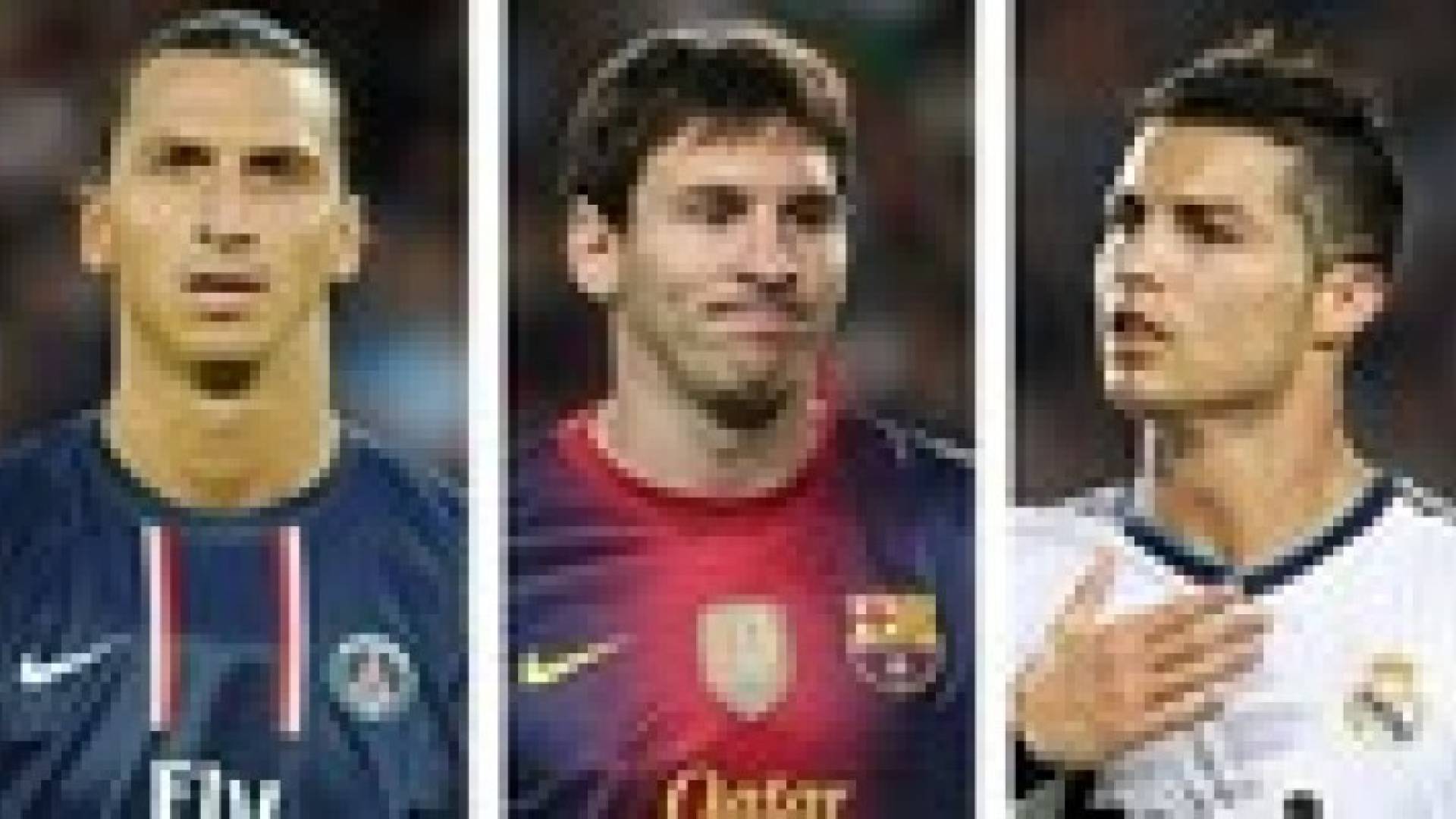 رونالدو وميسي و ابراهيموفيتش أبرز المرشحين لاقتحام قائمة الكرة الذهبية