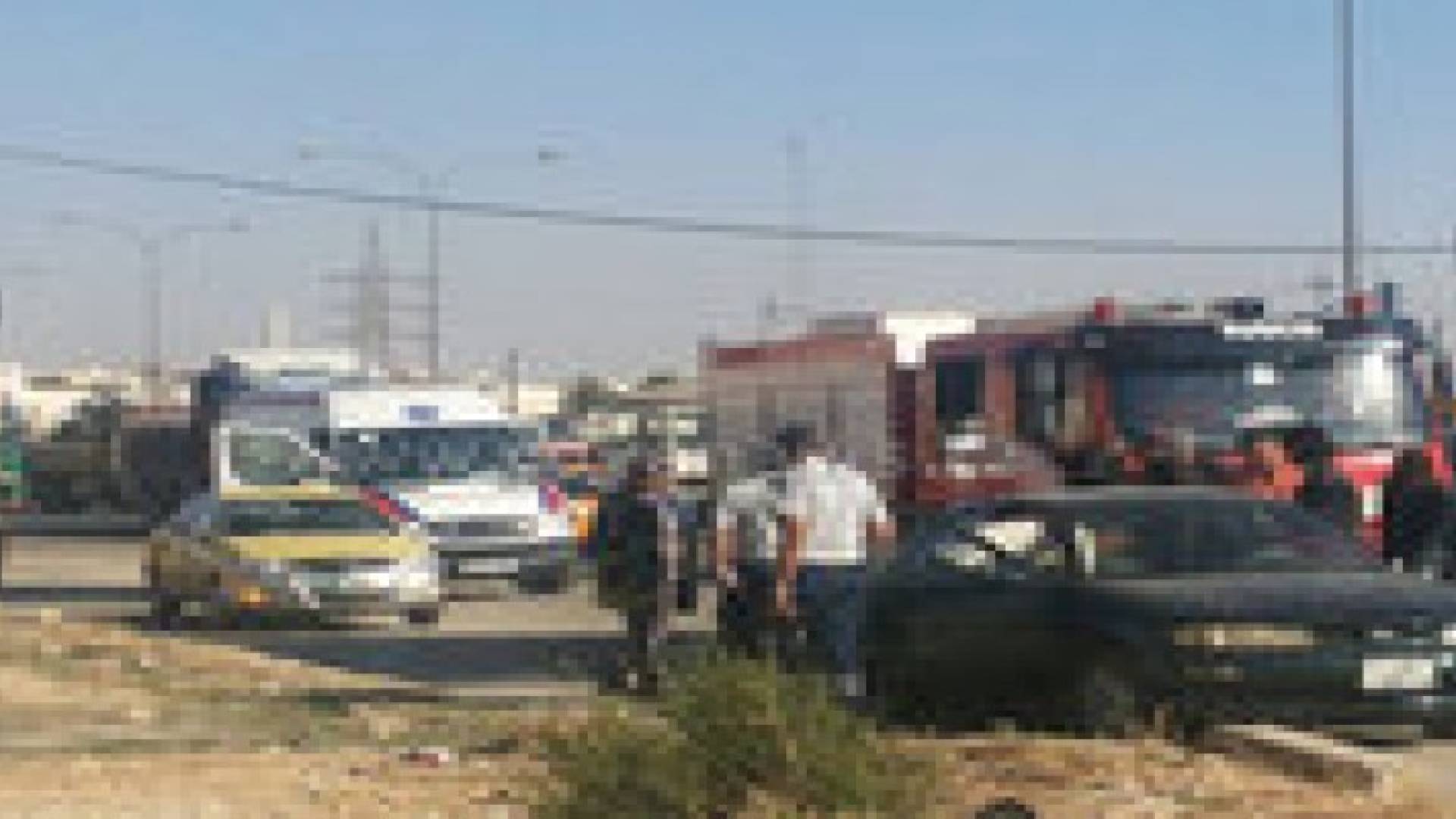 حادث سير في منطقة المقابلين .. صور