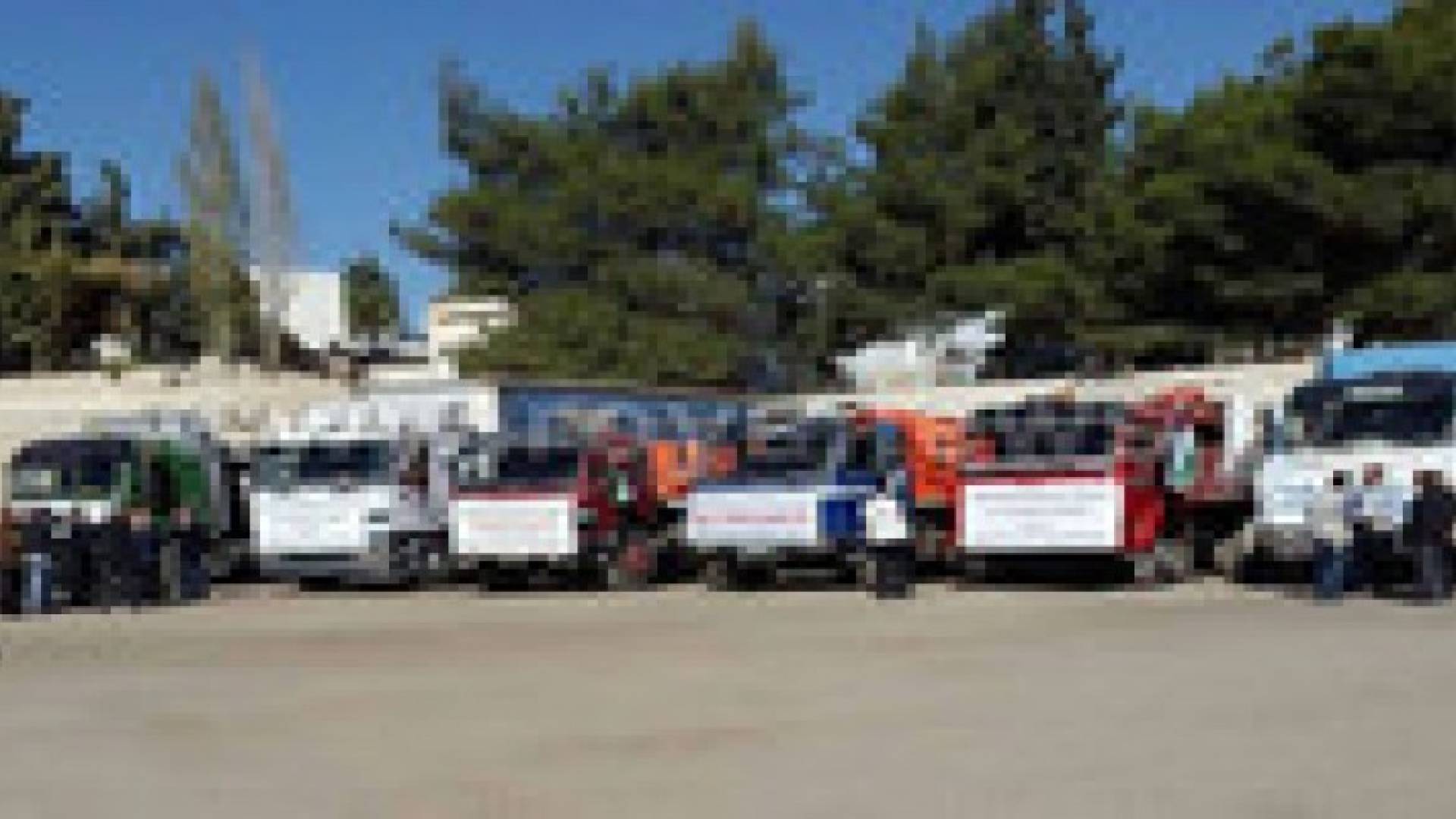 الهيئة الخيرية تسير قافلة مساعدات لقطاع غزة مقدمة من غرفة تجارة عمان