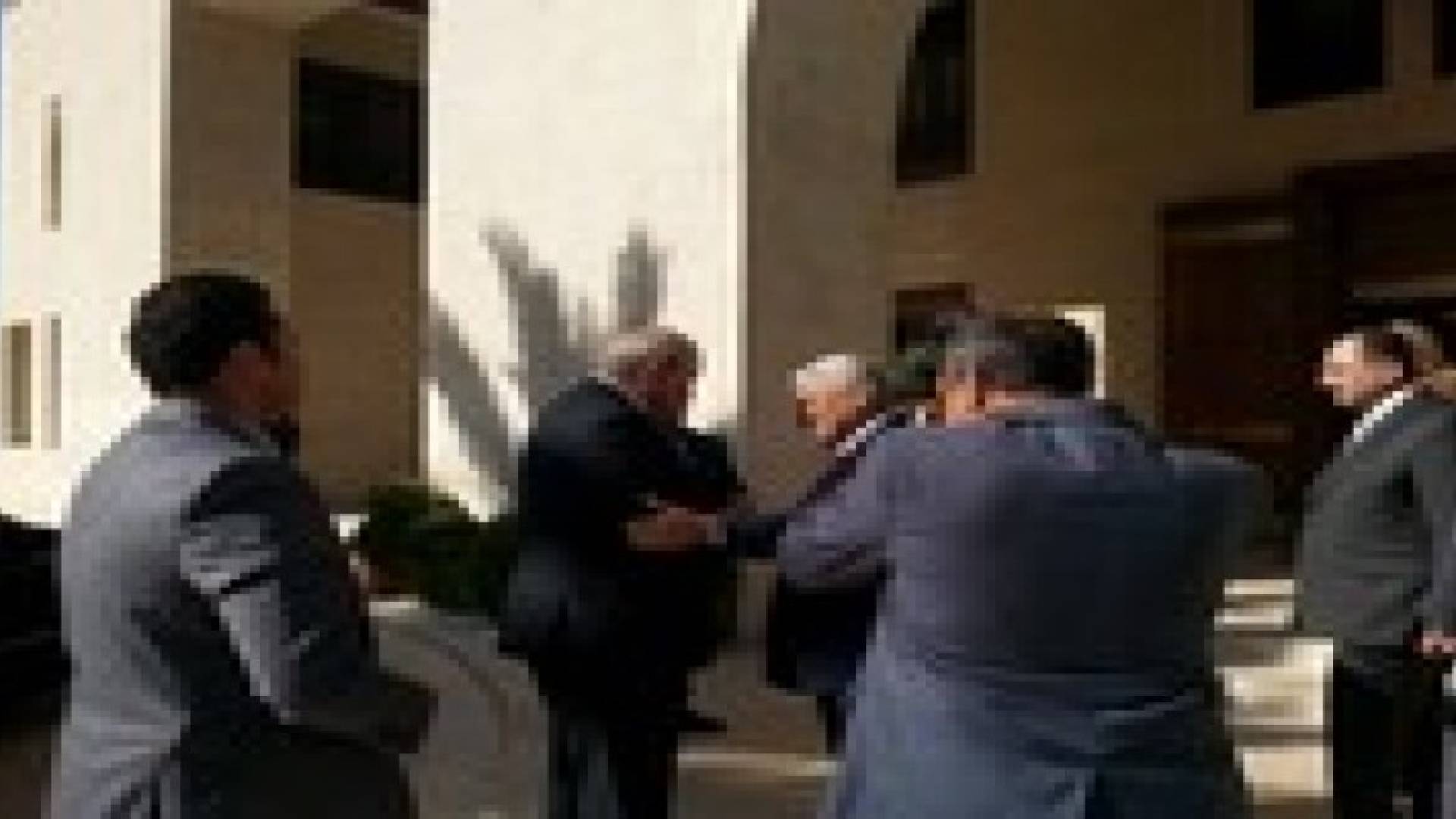 النسور يستقبل نائب رئيس جمهورية العراق