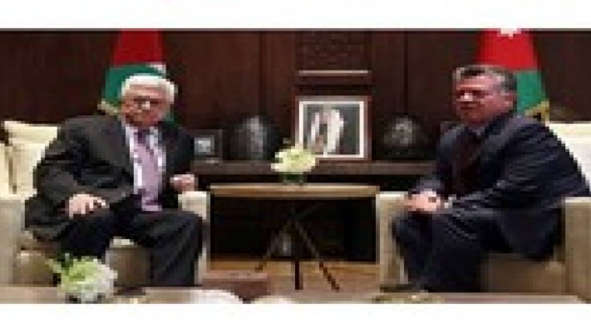 الملك يلتقي عباس وكيري لبحث الاعتداءات الاسرائيلية على الأقصى