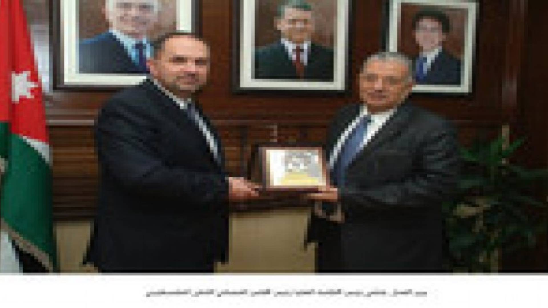 وزير العدل يلتقي رئيس المحكمة العليا رئيس المجلس القضائي الاعلى الفلسطيني