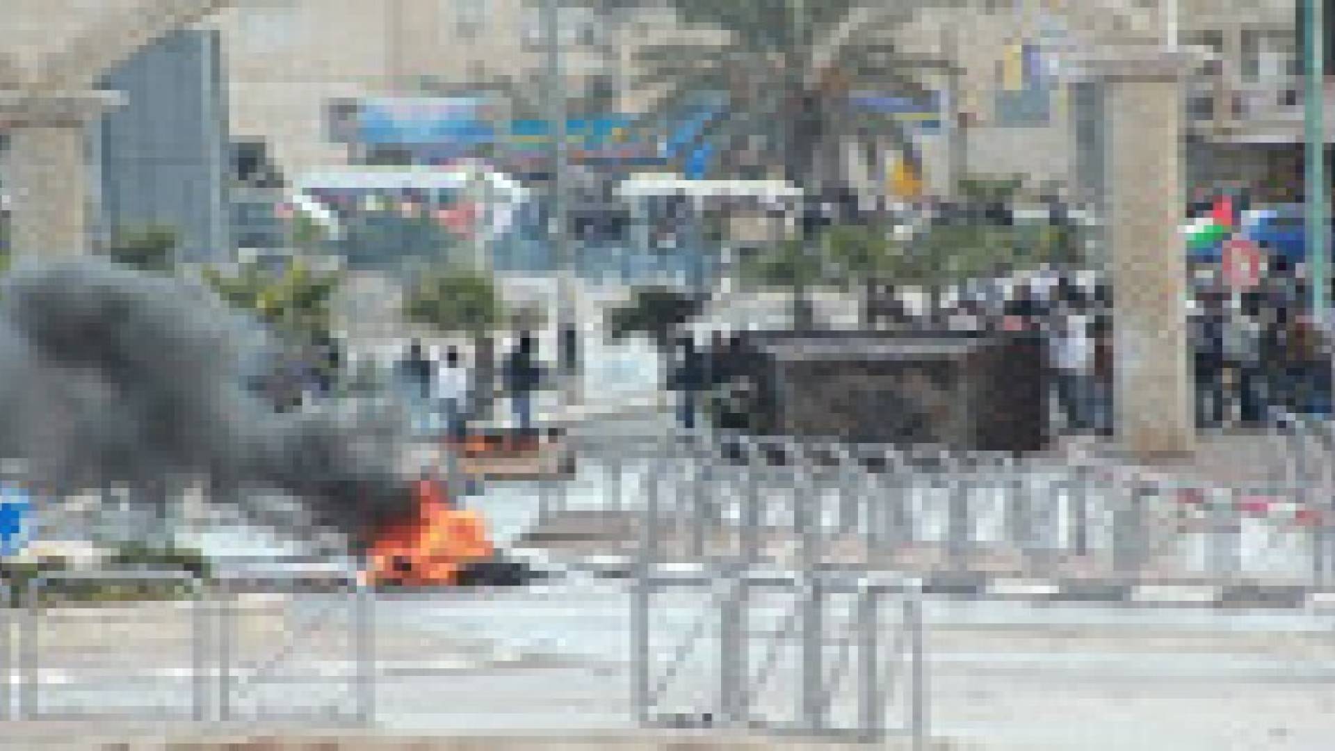 إصابة ضابط في جيش الاحتلال و9 فلسطينيين في مواجهات شمال القدس المحتلة