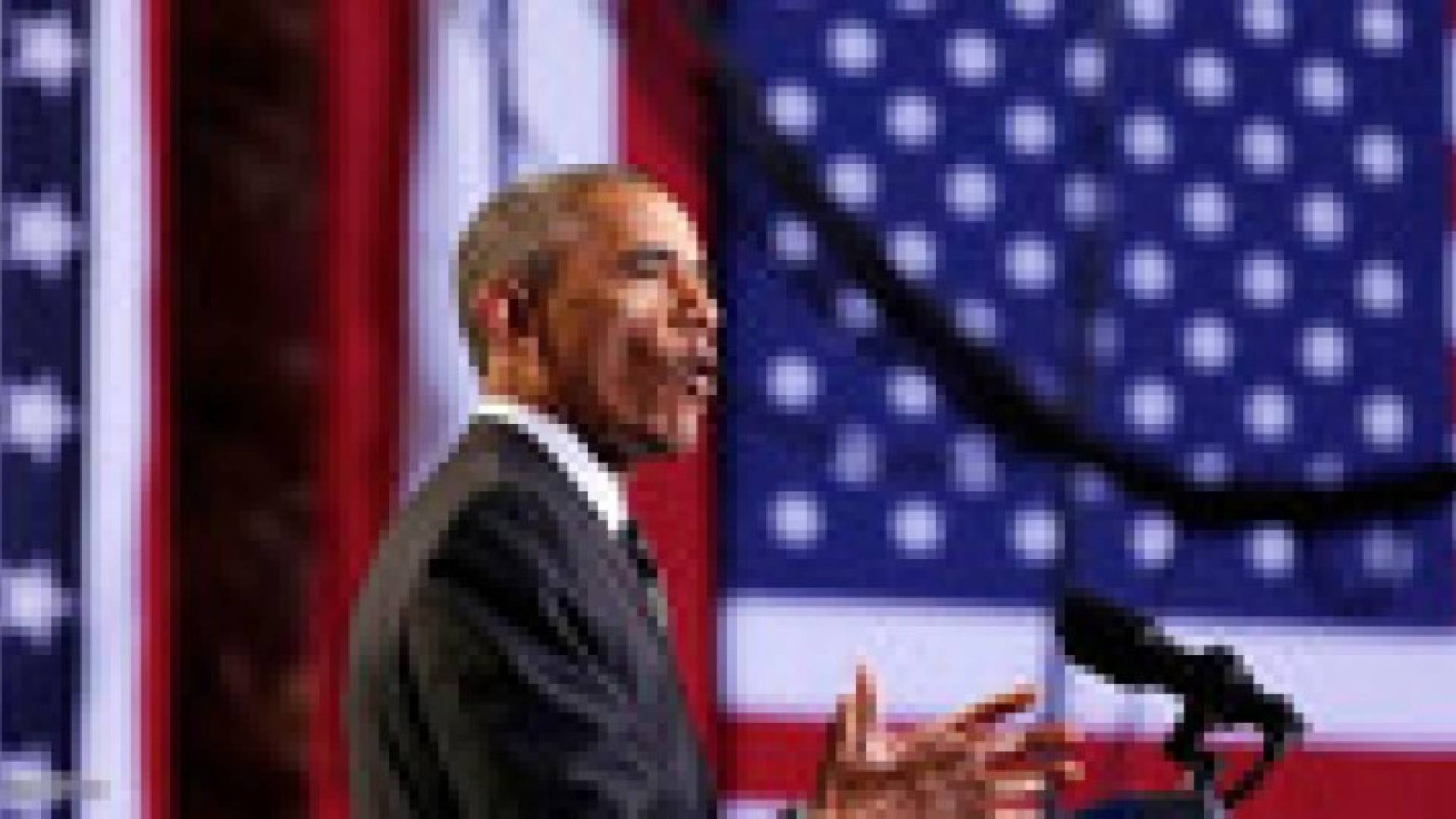 ناشطون يقاطعون أوباما أثناء خطابه .. فيديو