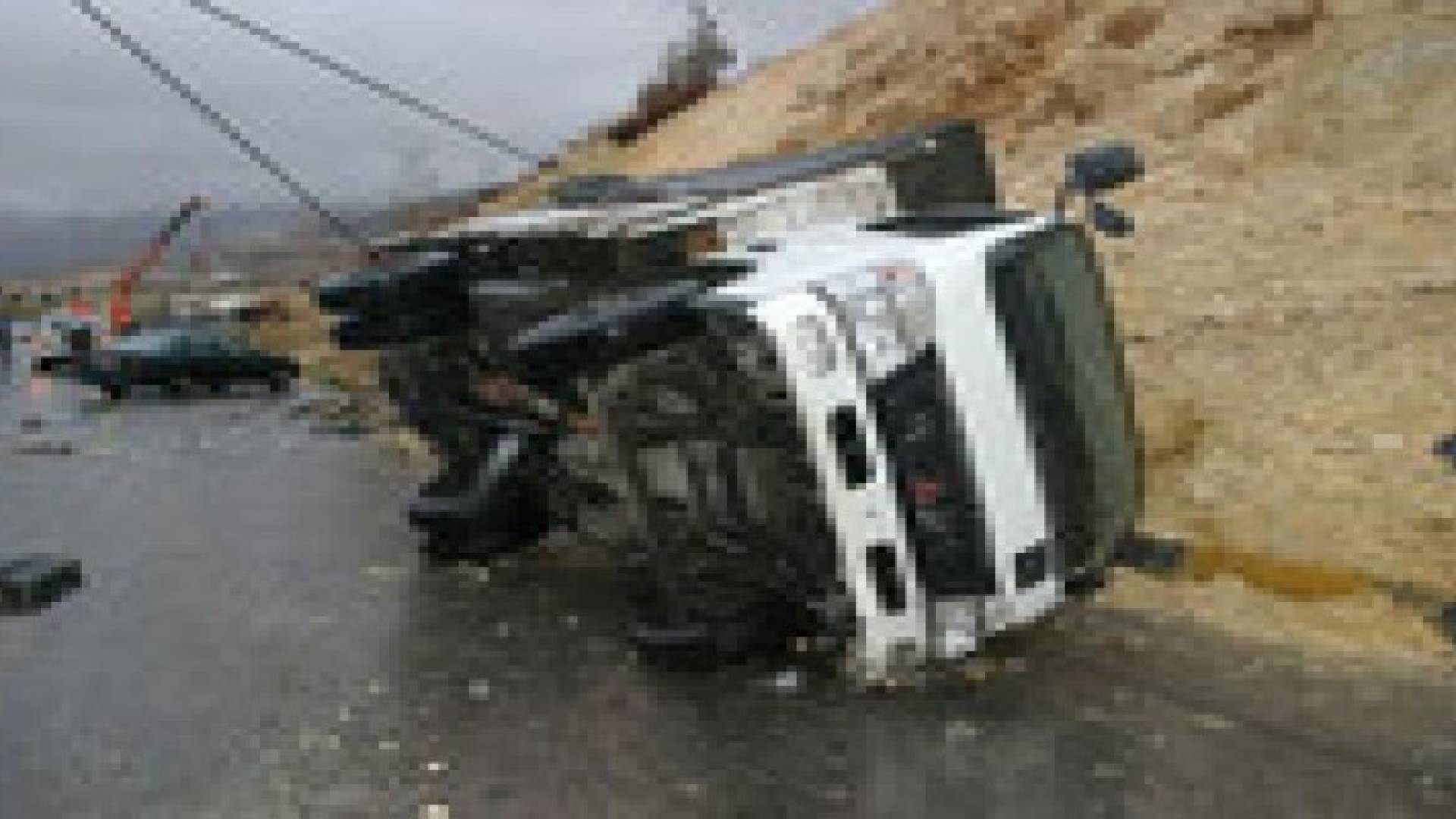(4) إصابات اثر حادث تدهور في محافظة اربد