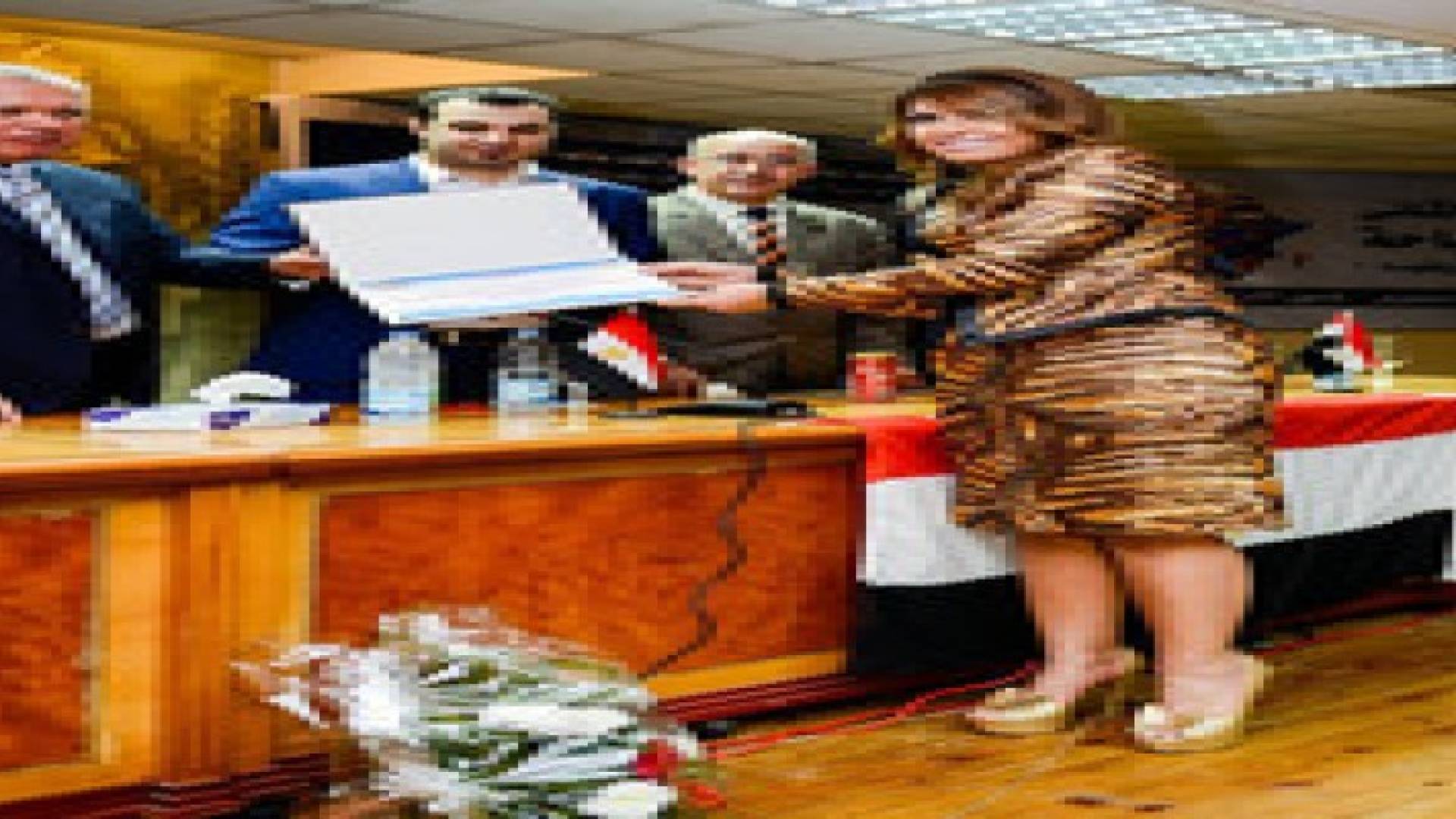 بالصور .. "ملكة جمال الأردن" تكرم بلقب "سفيرة للسياحة المصرية"