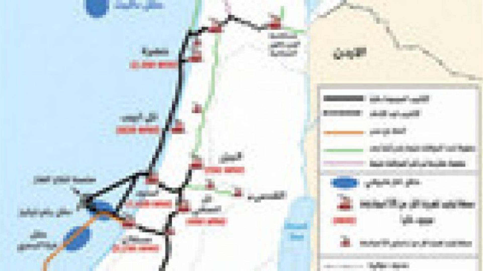 إسرائيل تنشر خريطة أنابيب الغاز التي ستصل الأردن