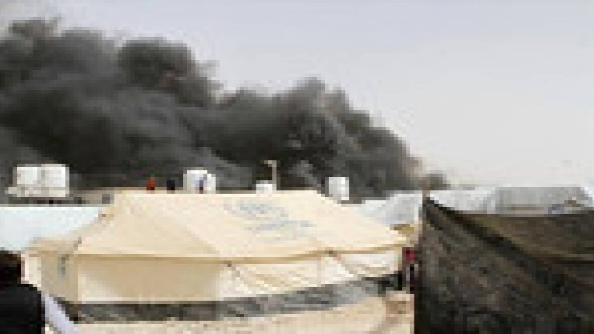 وفاة طفلتين في حريق بمخيم الزعتري