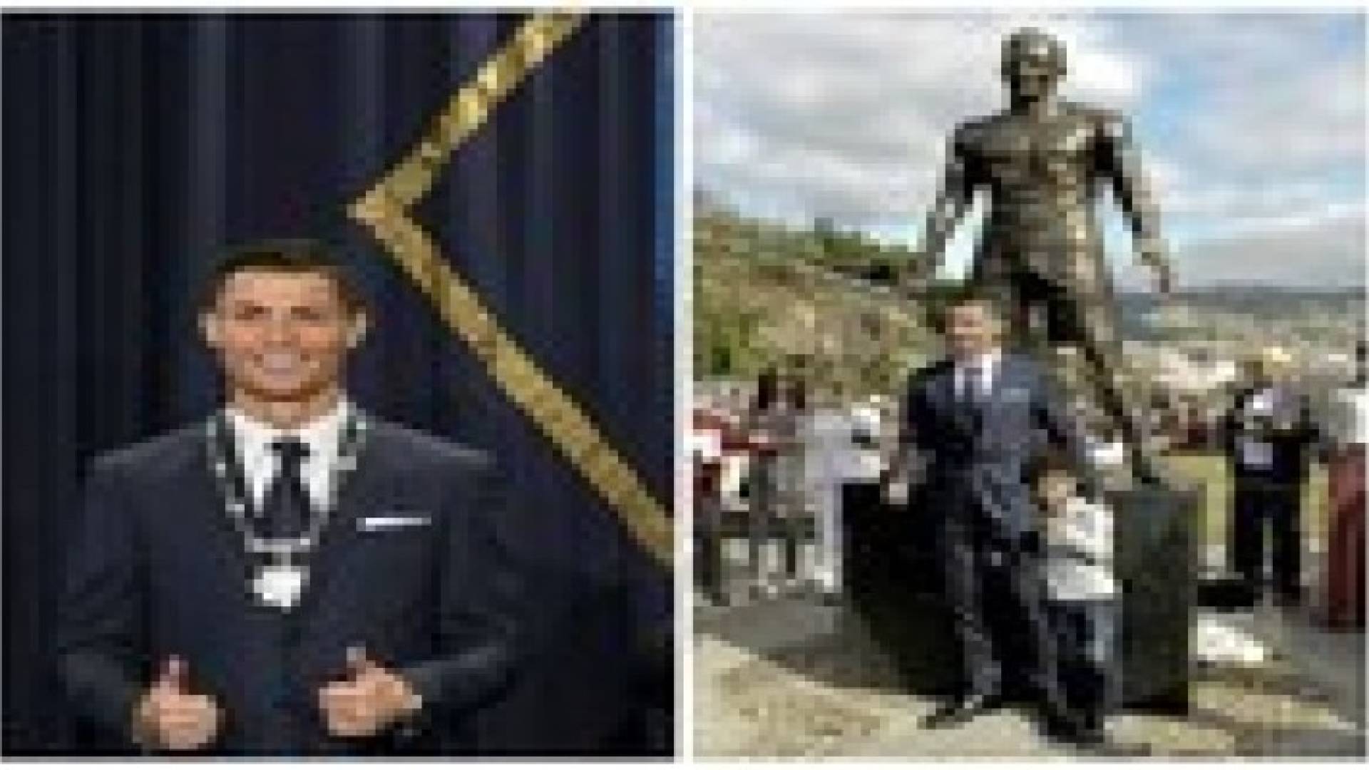 كشف النقاب عن تمثال كريستيانو في ماديرا
