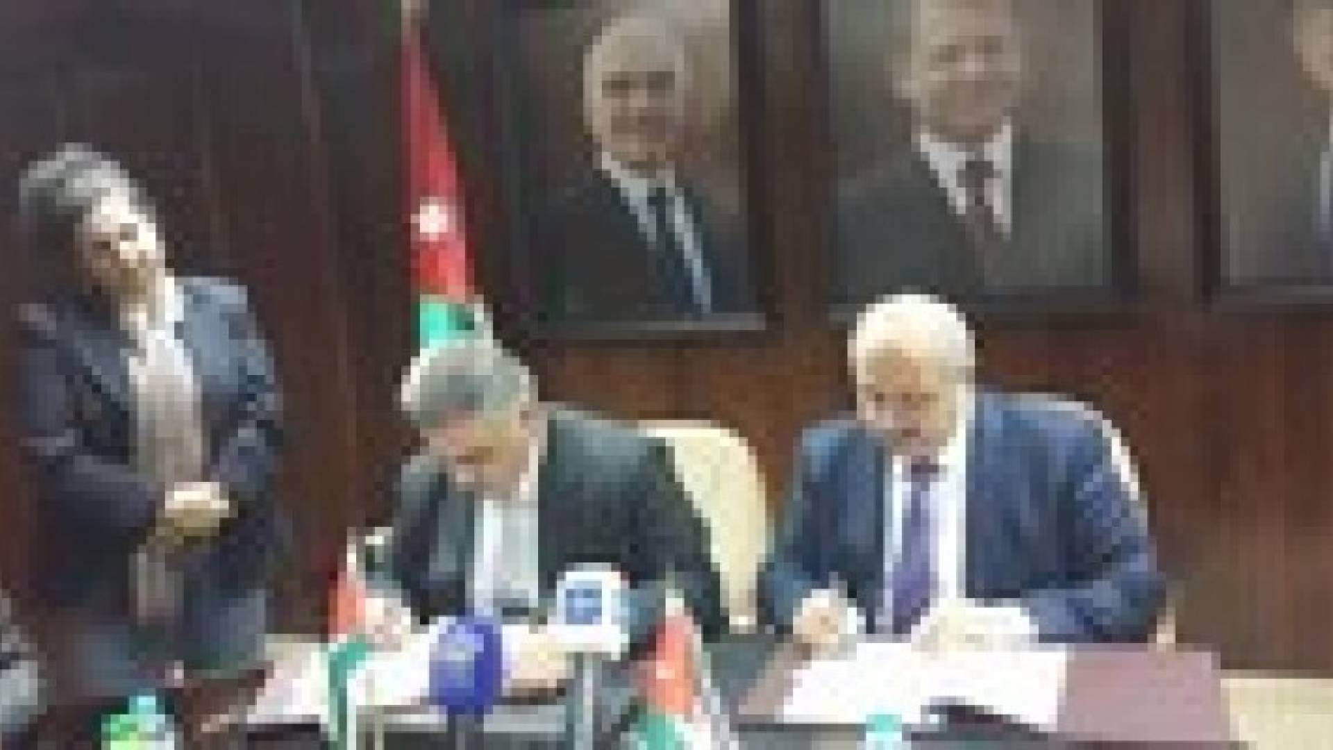 توقيع مذكرة تفاهم اردنية فلسطينية في مجال المياه