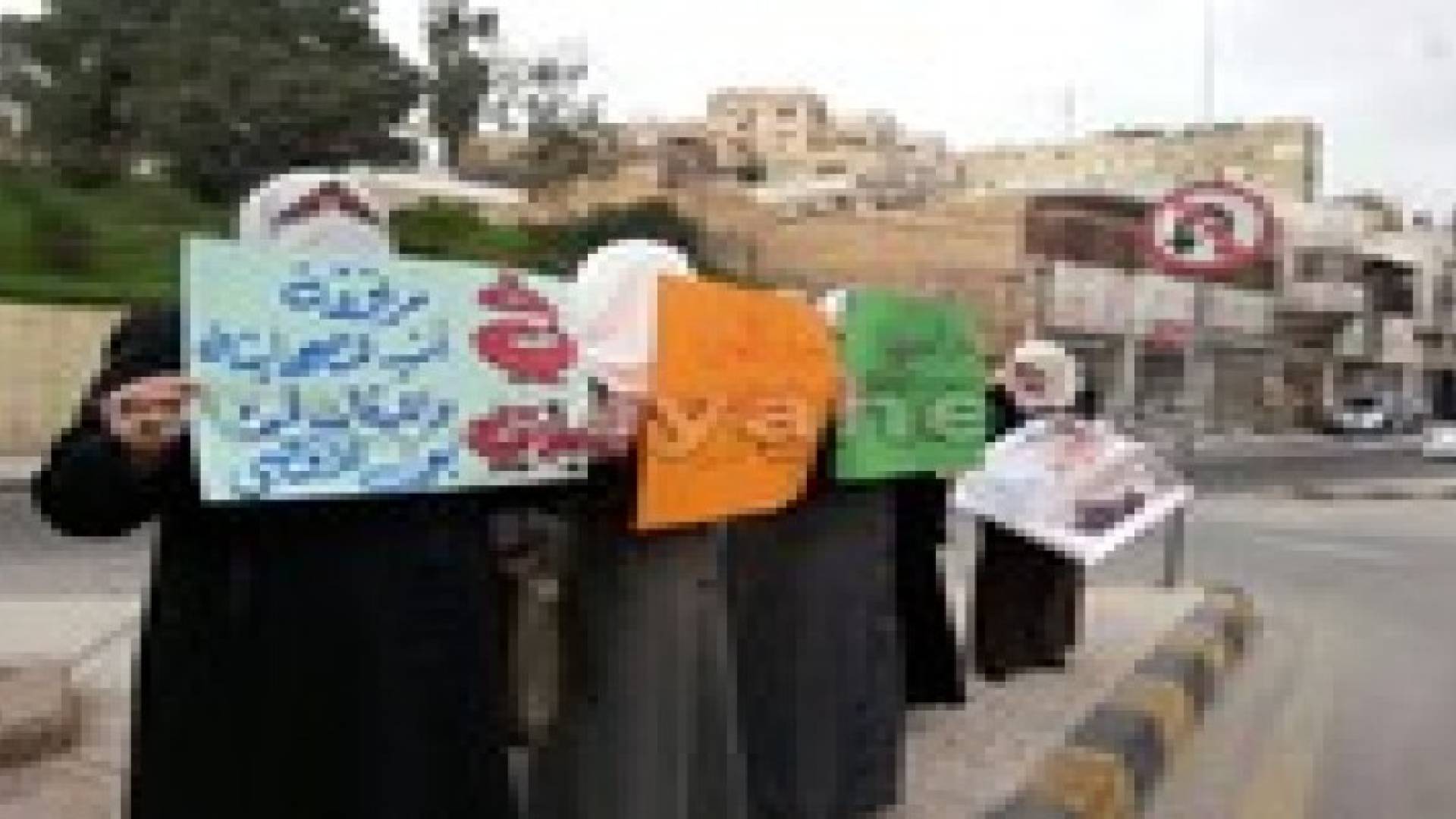 اعتصام لأهالي "المهندسين الموقوفين" أمام الديوان الملكي .. صور
