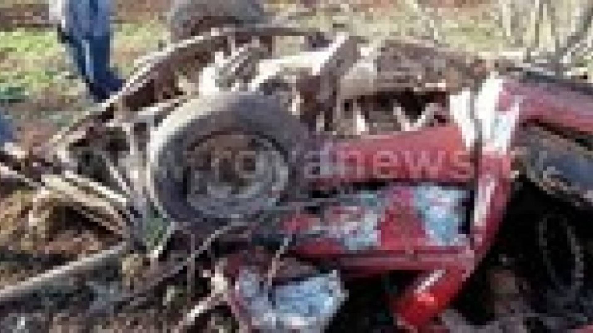 3 اصابات في حادث تصادم امام مدينة الشاحنات في الرمثا .. صور