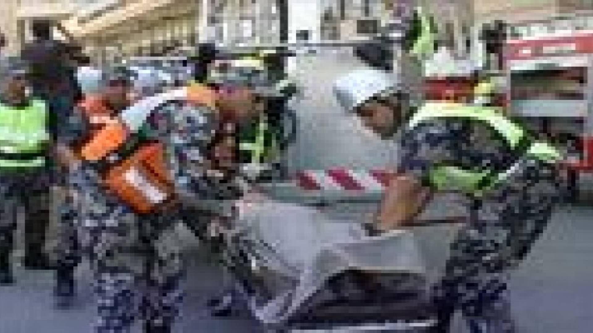 اصابة شخص في انقلاب صهريج غاز في الكرك