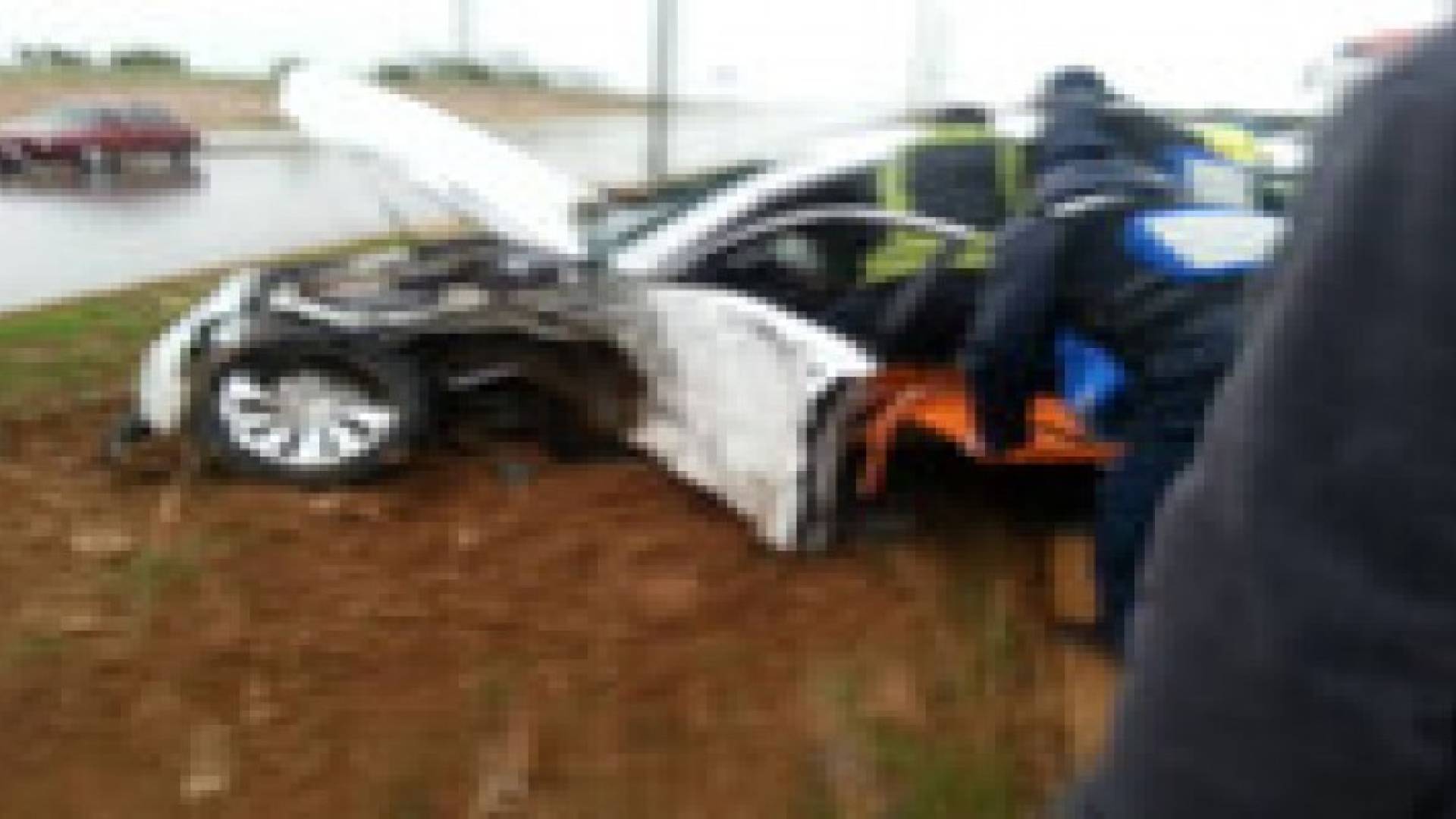 اصابة شخص اثر حادث تصادم في اربد