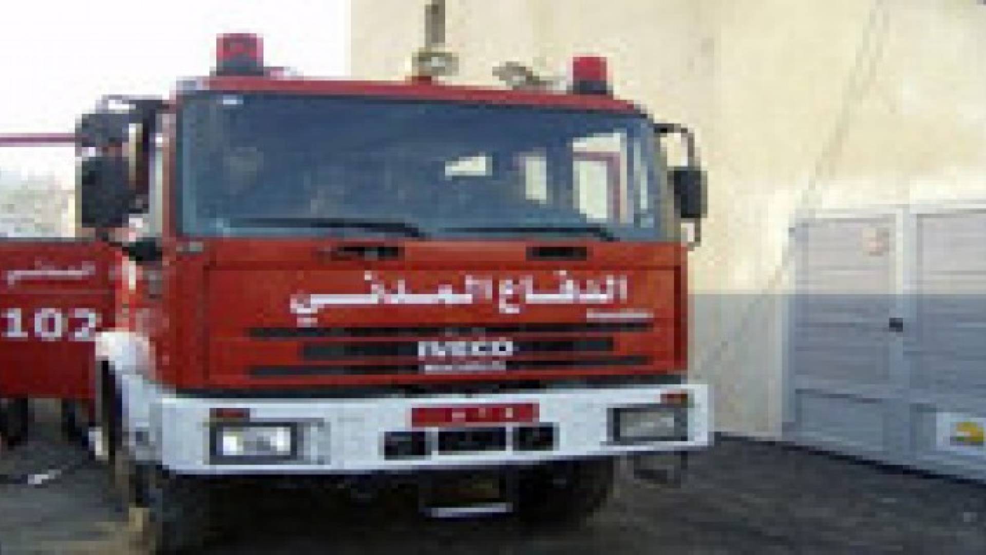 إصابة (3)أشخاص اثر حريق منزل في محافظة جرش