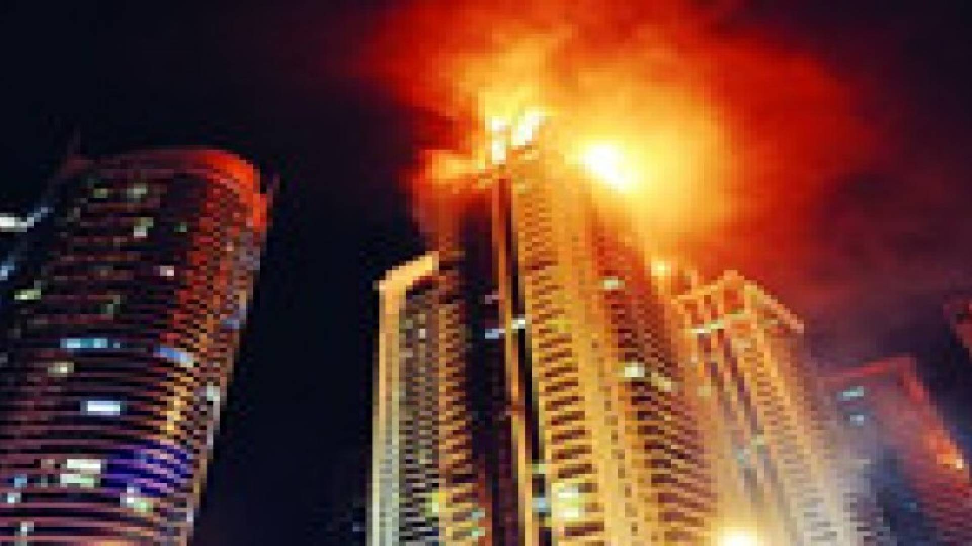 إخماد حريق في ثاني أطول برج سكني بدبي