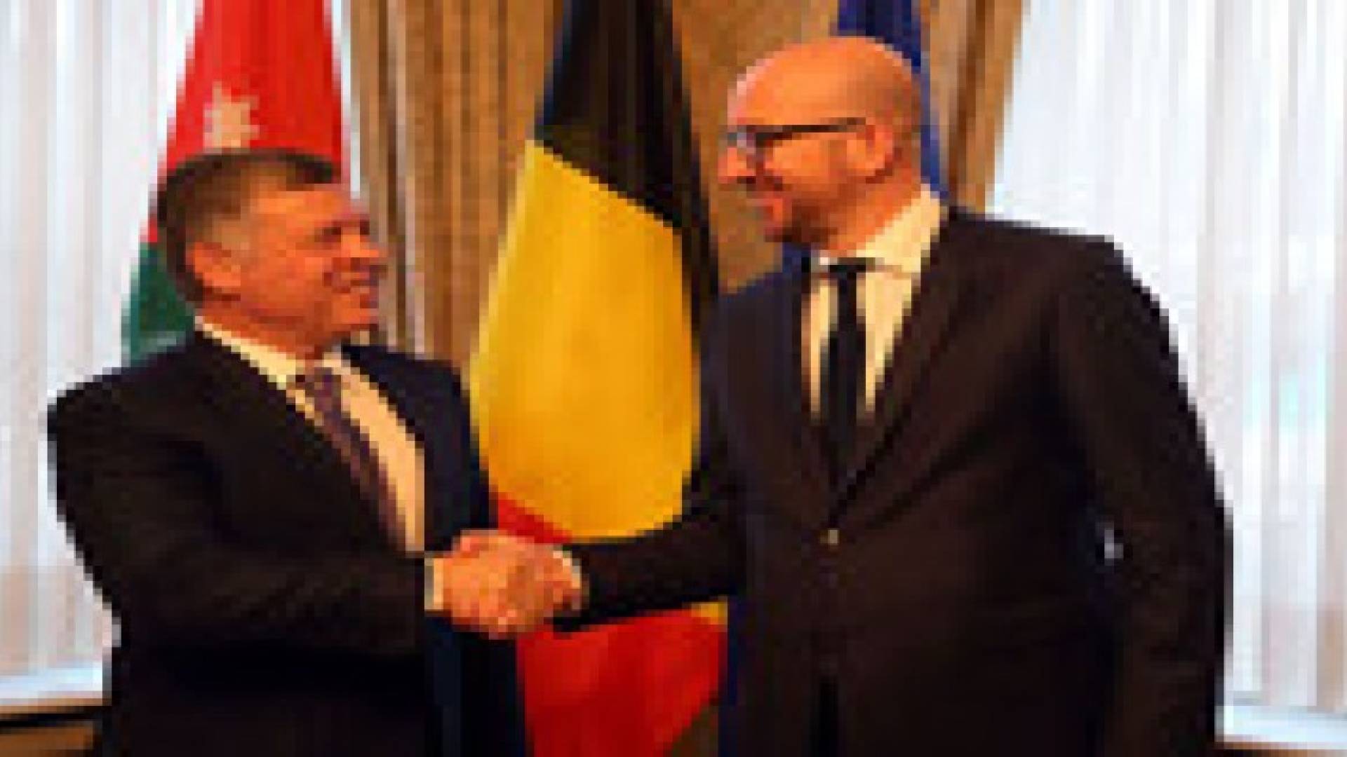 الملك يلتقي رئيس الوزراء البلجيكي