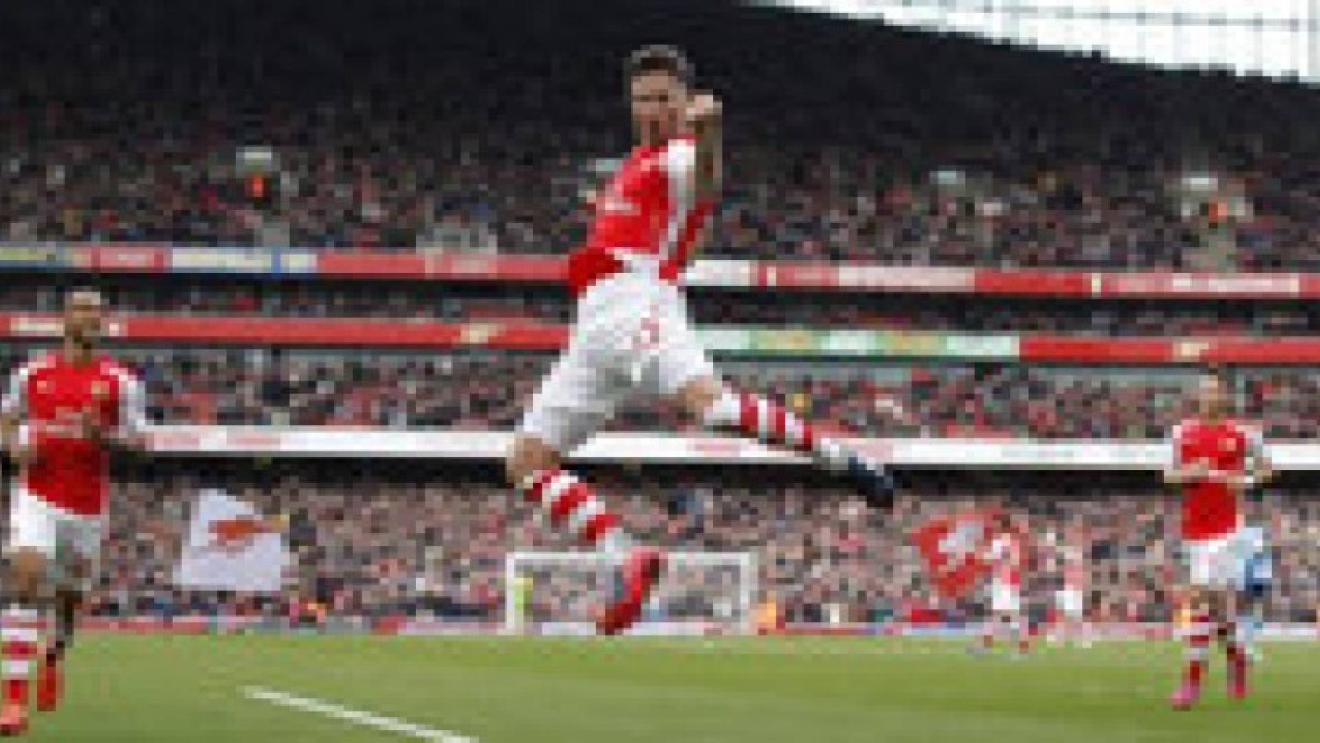 أرسنال يدك شباك وست هام بثلاثية في الدوري الإنجليزي