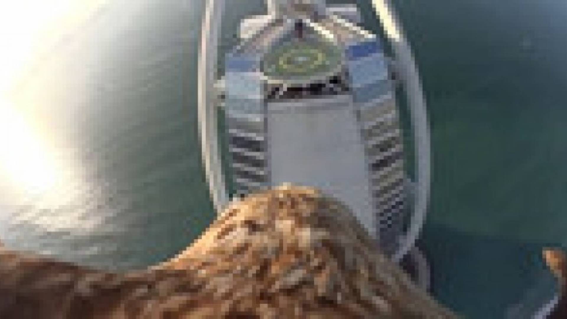 بالفيديو: نسر يصور برج خليفة في دبي