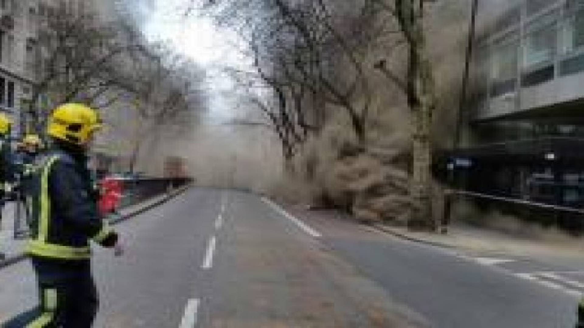 إجلاء 2000 شخص جراء حريق كبير وسط لندن .. فيديو