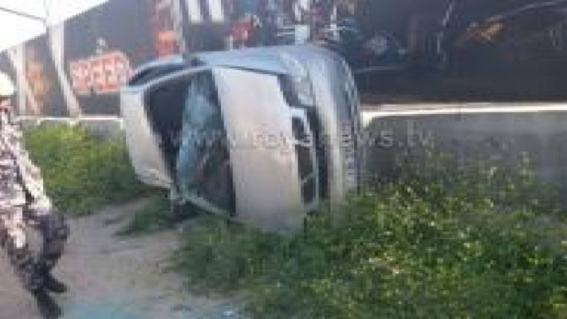 اصابة شخصين في حادث انقلاب بإربد