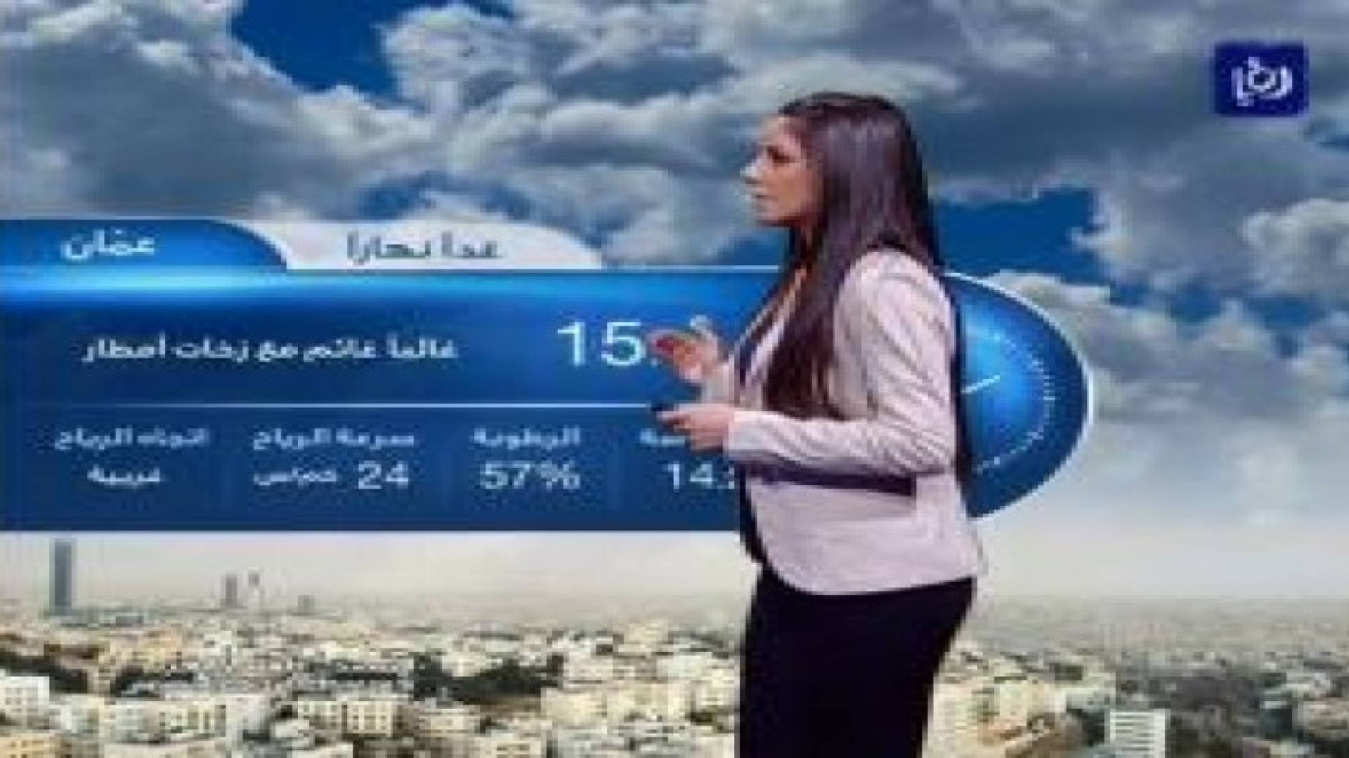 تراجع تدريجي على الفعالية الجوية وبقاء الفرصة مهيئة لزخات من الأمطار