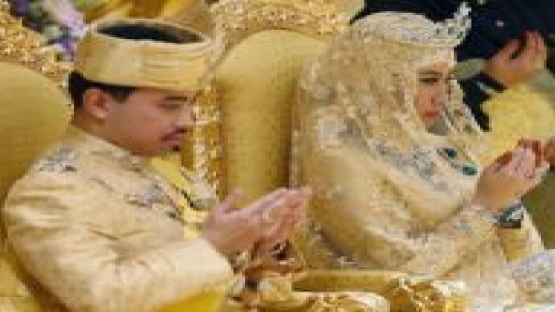 بالصور... ذهب وماس وزمرد في حفل زفاف ملكي أسطوري