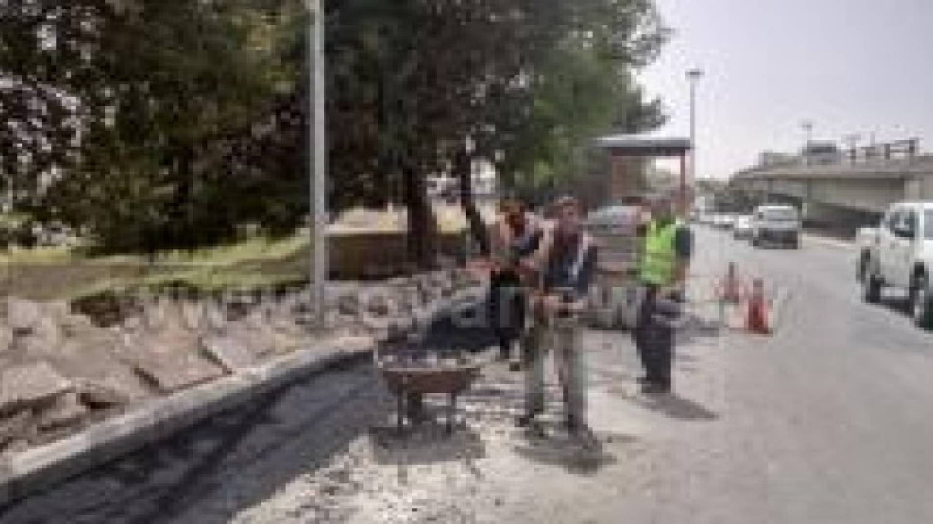 بالصور .. اجراءات أمانة عمان في منطقة الدوار الثامن