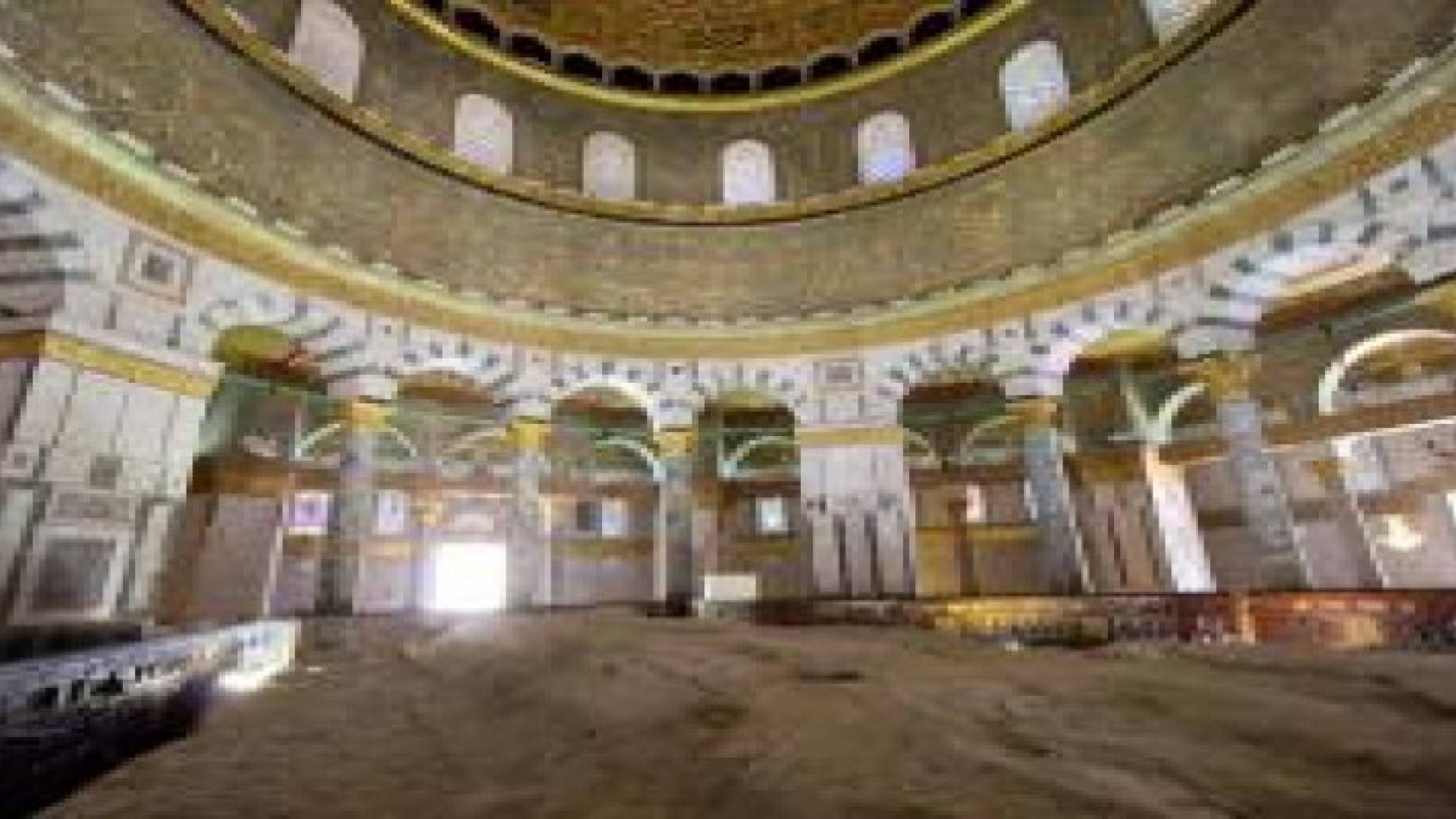 دائرة الأوقاف الاسلامية في القدس تفتتح مصلى قبة الصخرة في المسجد الأقصى