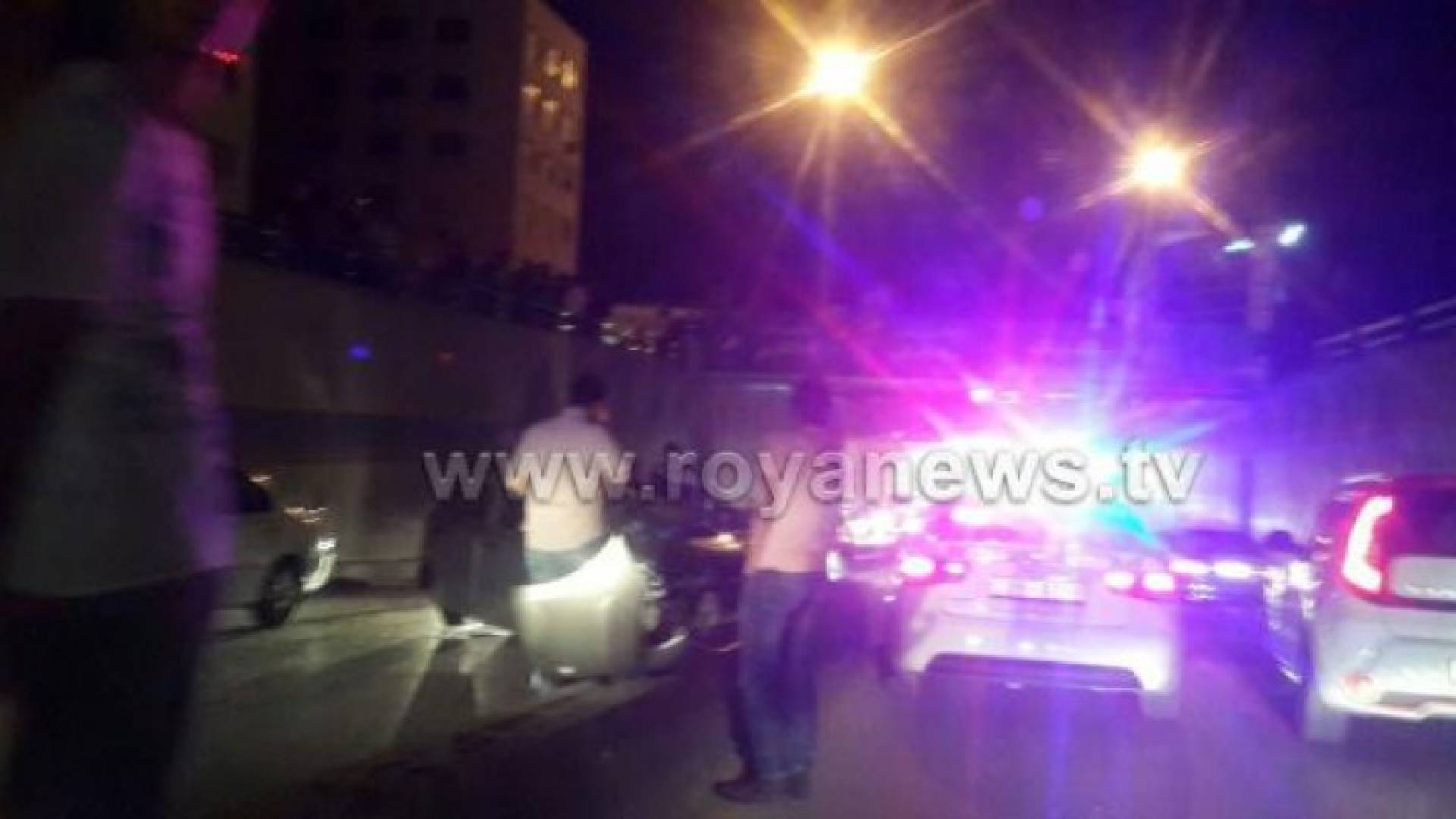 إصابة شخص في حادث تدهور عند دوار "الكيلو" بعمان .. صور