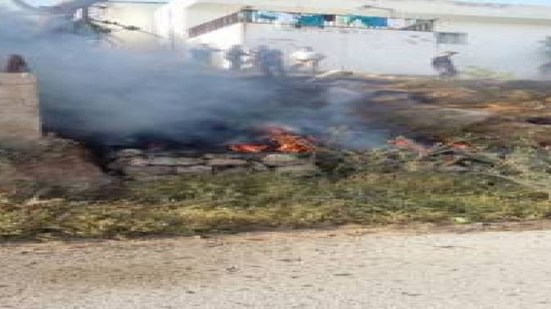 حريق بسيط في منطقة الصبحيات بالكرك .. صور