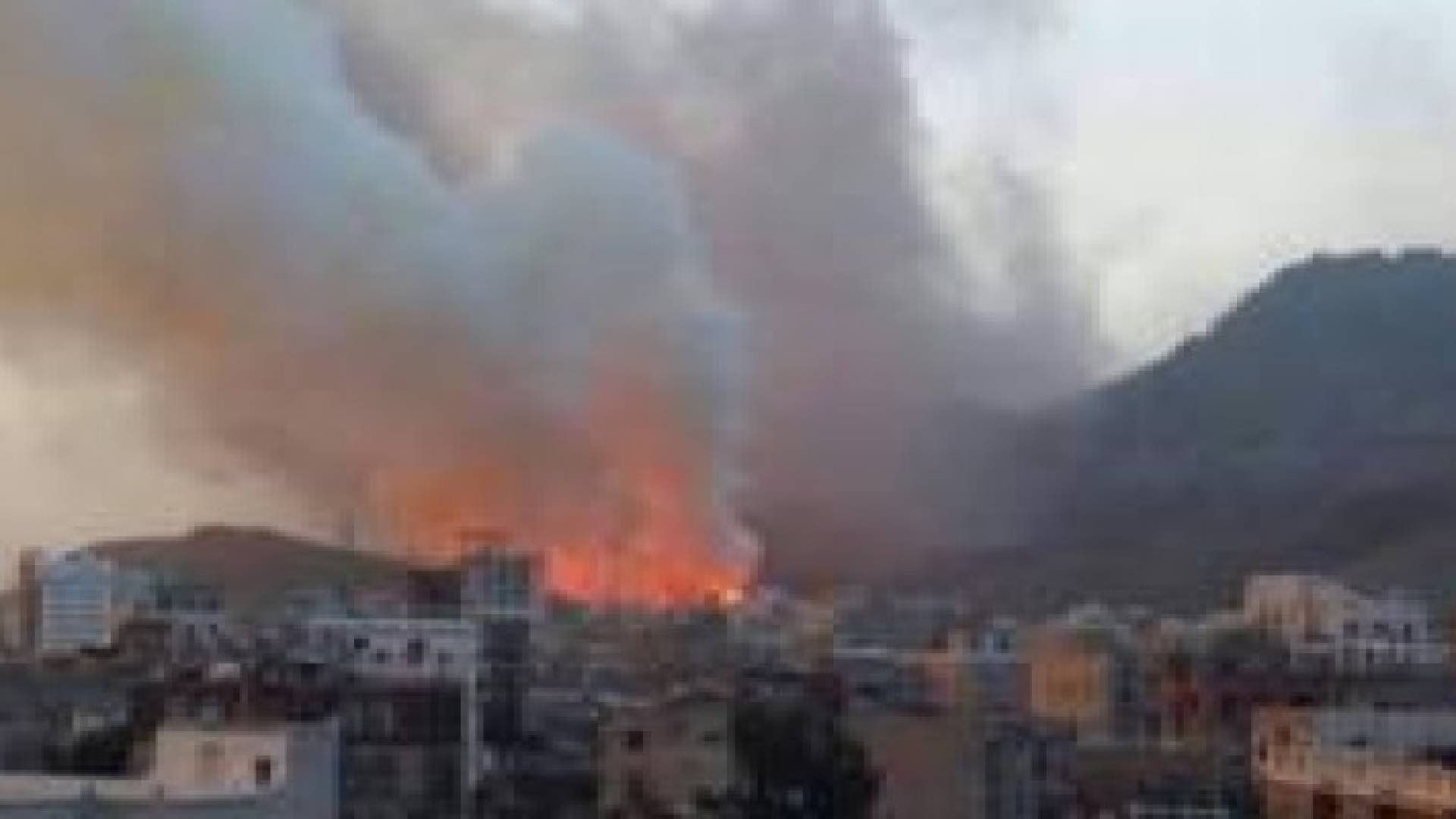 غارة للتحالف على منزل أحمد نجل صالح جنوبي صنعاء