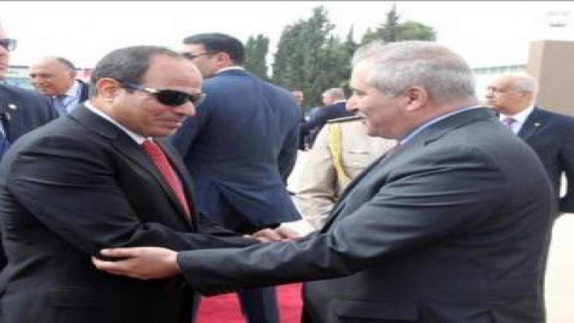 الرئيس المصري عبدالفتاح السيسي يغادر عمان