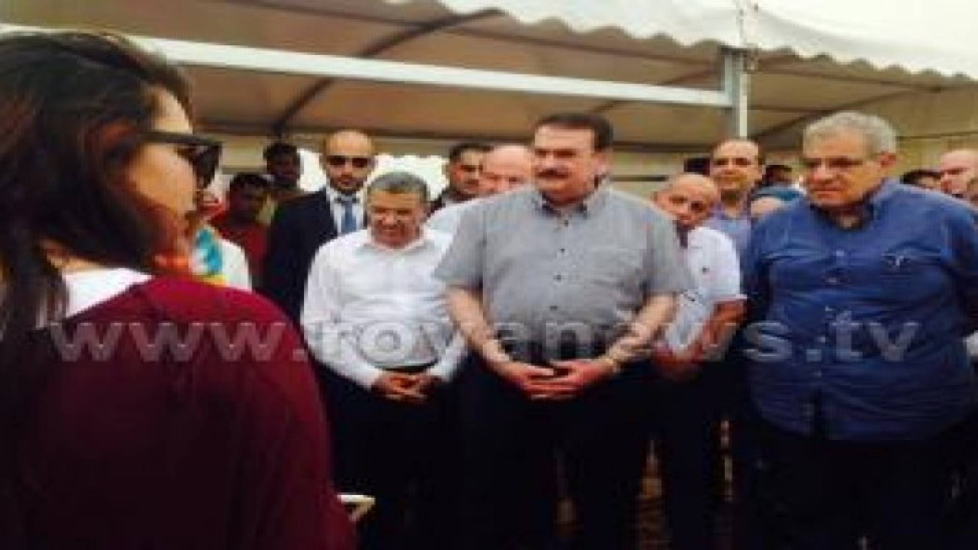 وزير السياحة ورئيس الوزراء المصري يتفقدون المشروع السياحي في البحر الميت