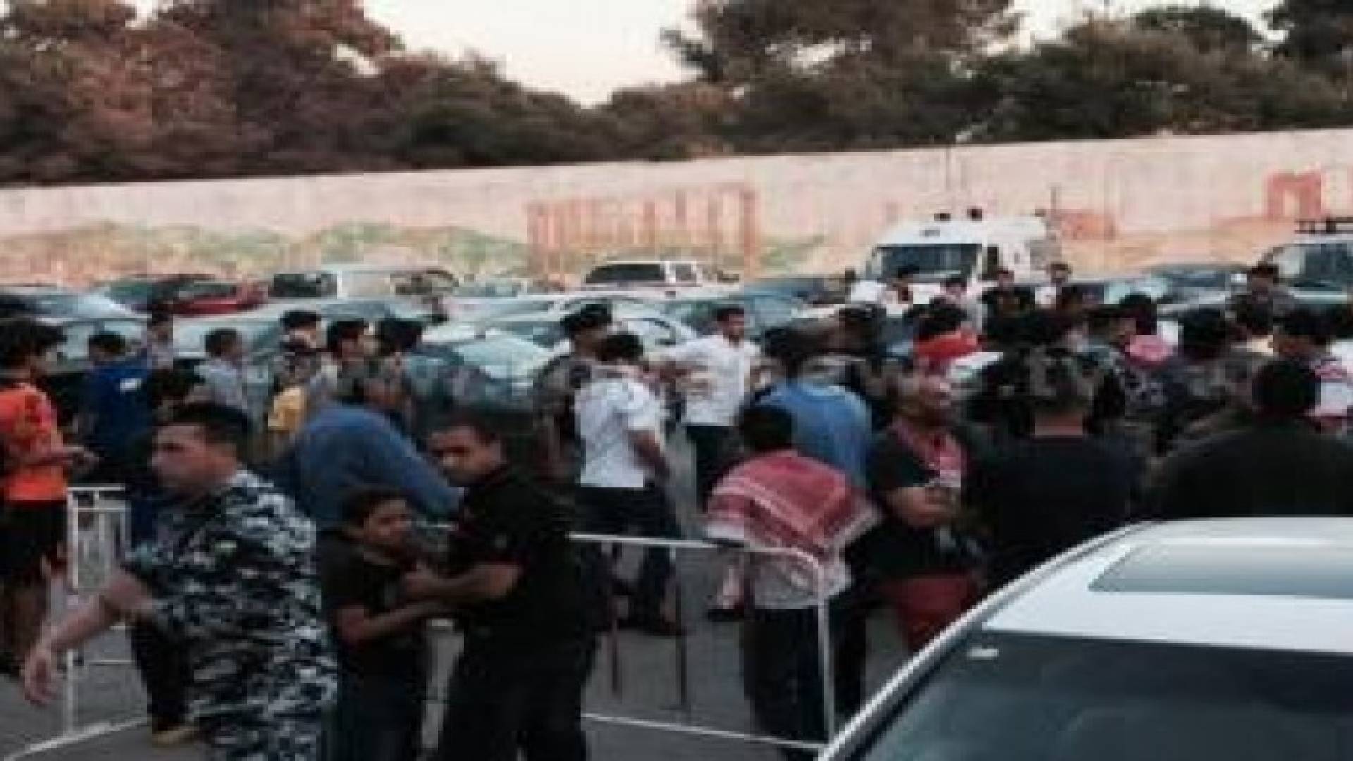 بالصور: فوضى وعراك بالأيدي بعد الاعتداء على عامر شفيع في قصر الرياضة