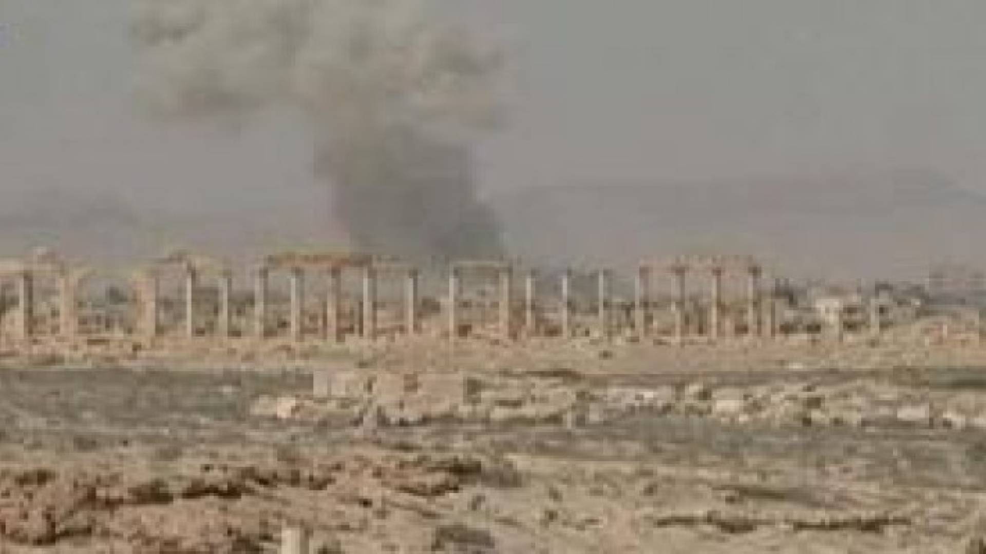 داعش الارهابي يفجر سجن تدمر بسوريا