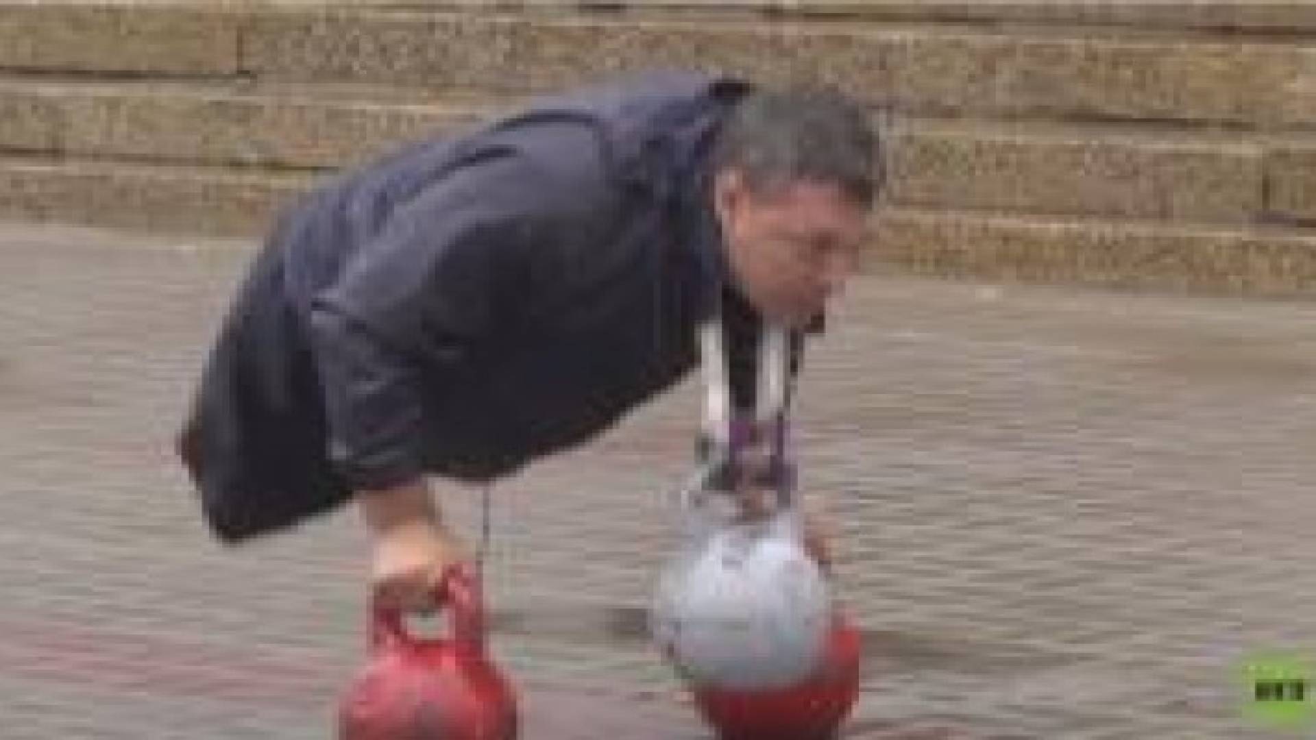 محاربون قدامى من ذوي الاحتياجات الخاصة يعرضون مهاراتهم.. فيديو