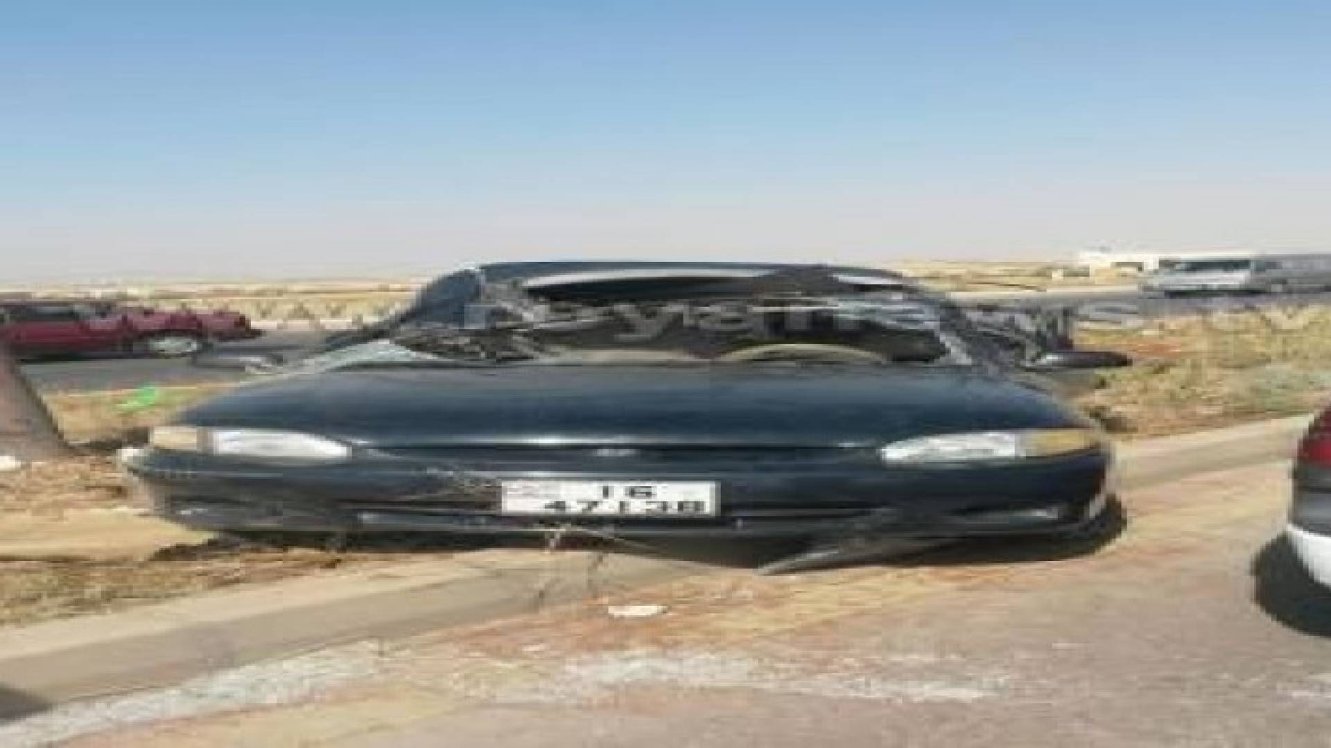بالصور .. اصابة سيدة بجروح خطيرة في حادث سير في اربد