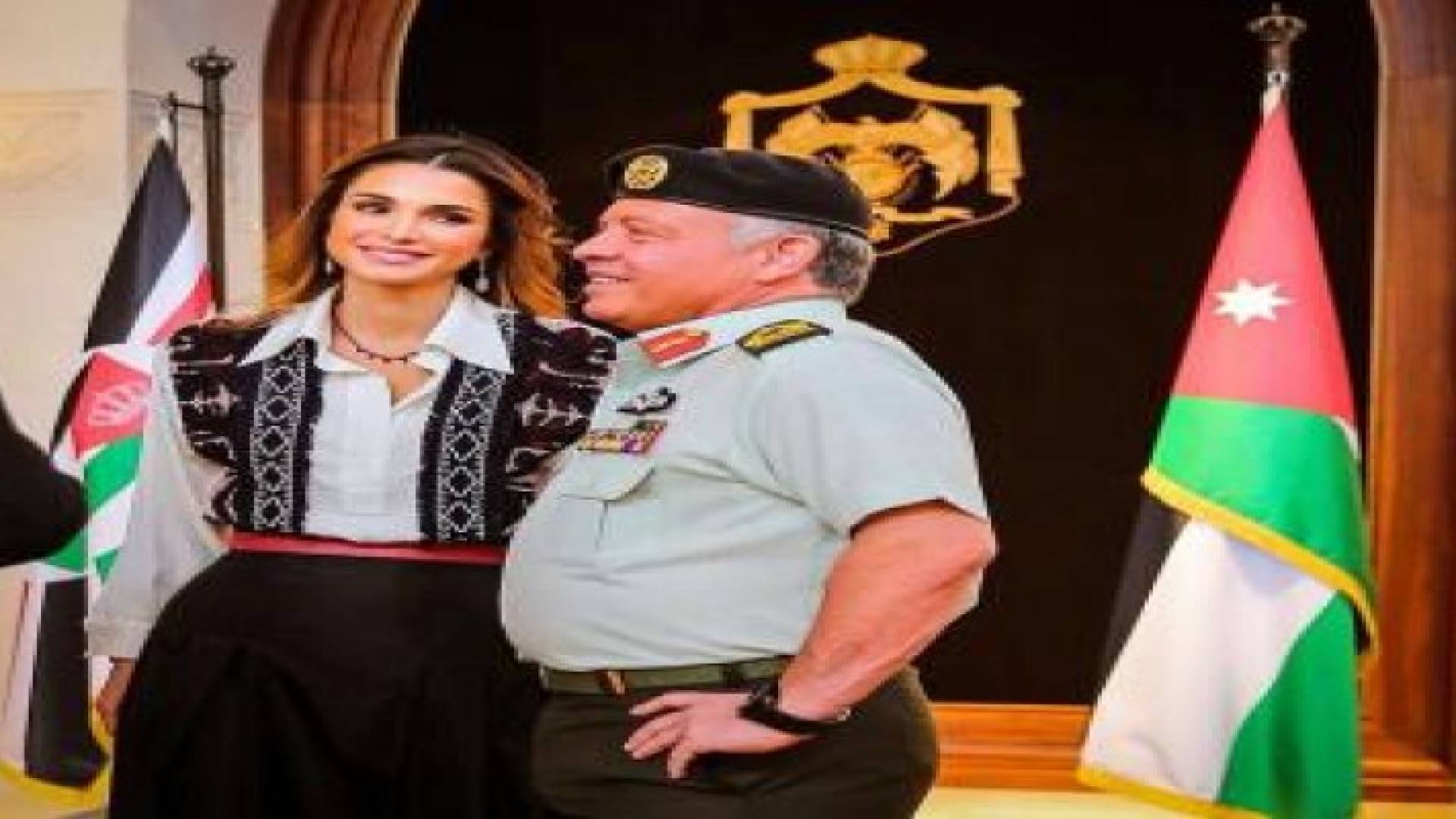 الملكة للملك: الحمدلله على حياة أقضيها بقربك