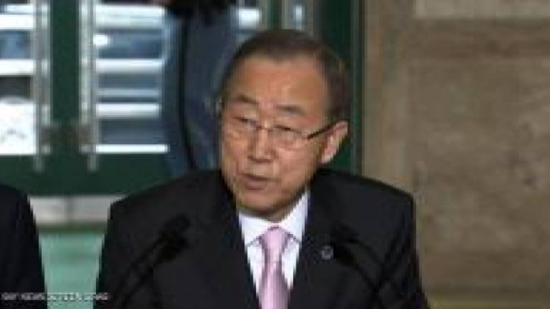 بان كي مون : على المسلحين الانسحاب من مدن اليمن