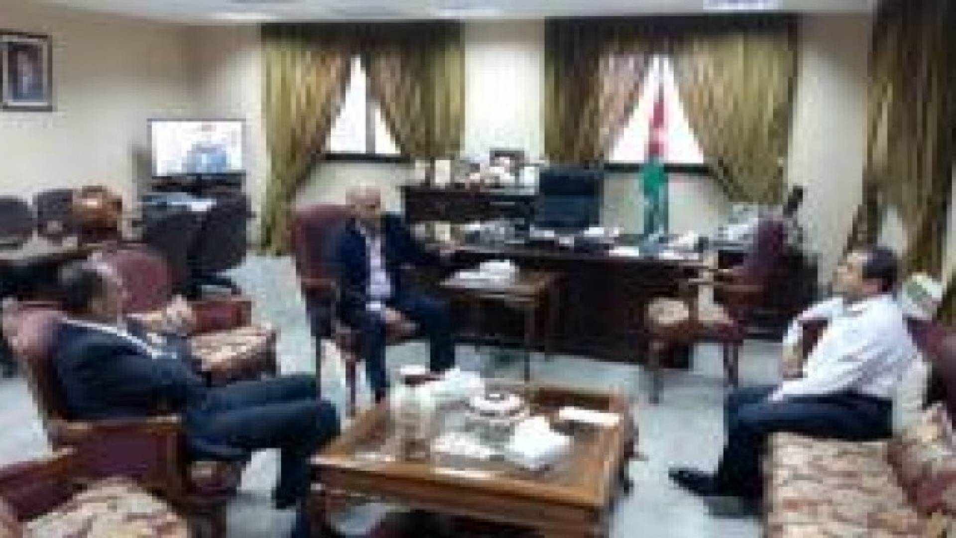 مدير مؤسسة التدريب المهني الحباشنة يستقبل نقيب المهندسين الزراعيين والوفد المرافق