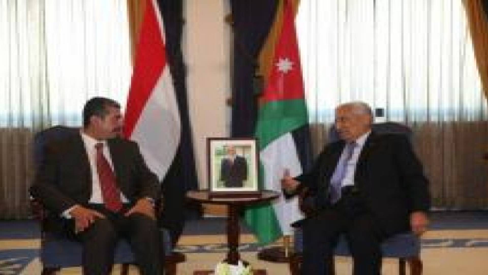 النسور يستقبل نائب الرئيس اليمني