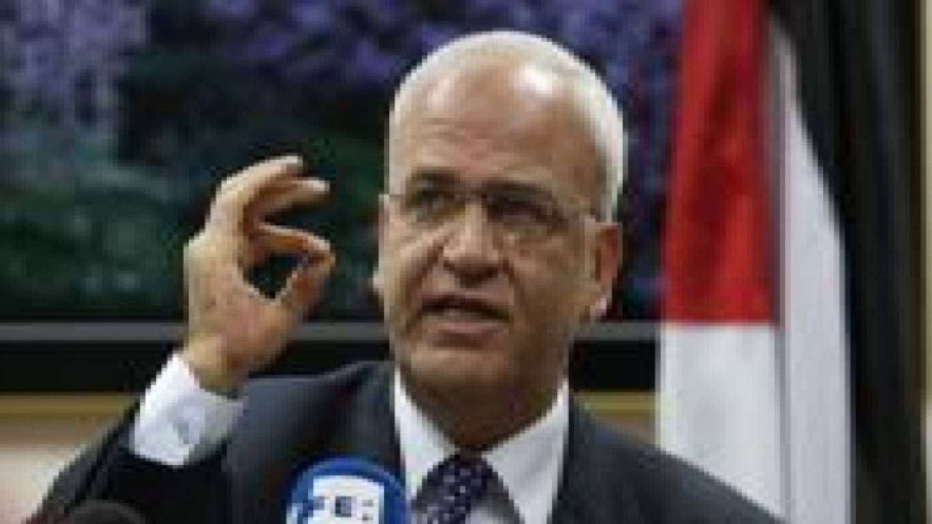 عريقات ينفي وجود اتصالات سرية مع الجانب الإسرائيلي