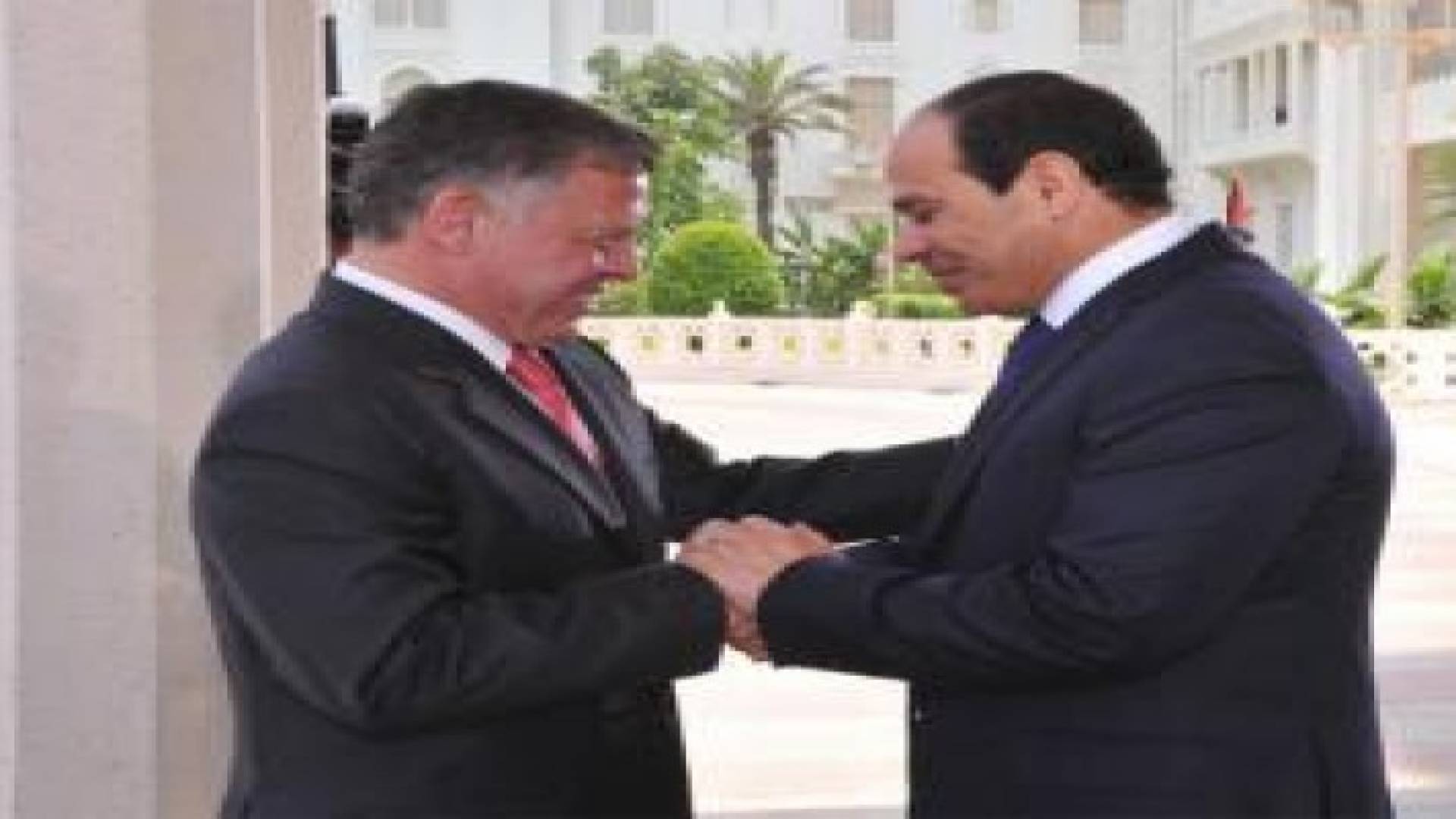 الملك يهنىء الرئيس المصري بذكرى ثورة 23 تموز